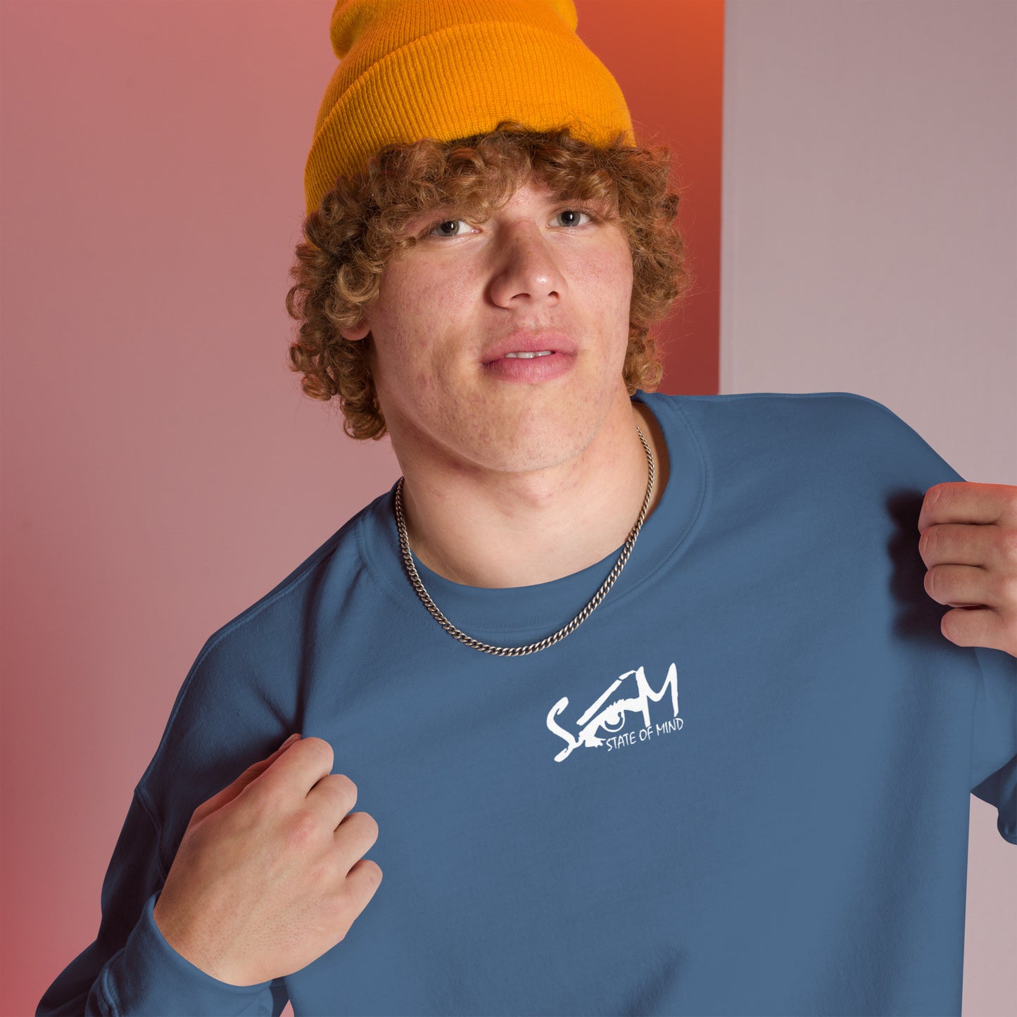 Logo DTG Print Crew Neck- Unisex Sweatshirt