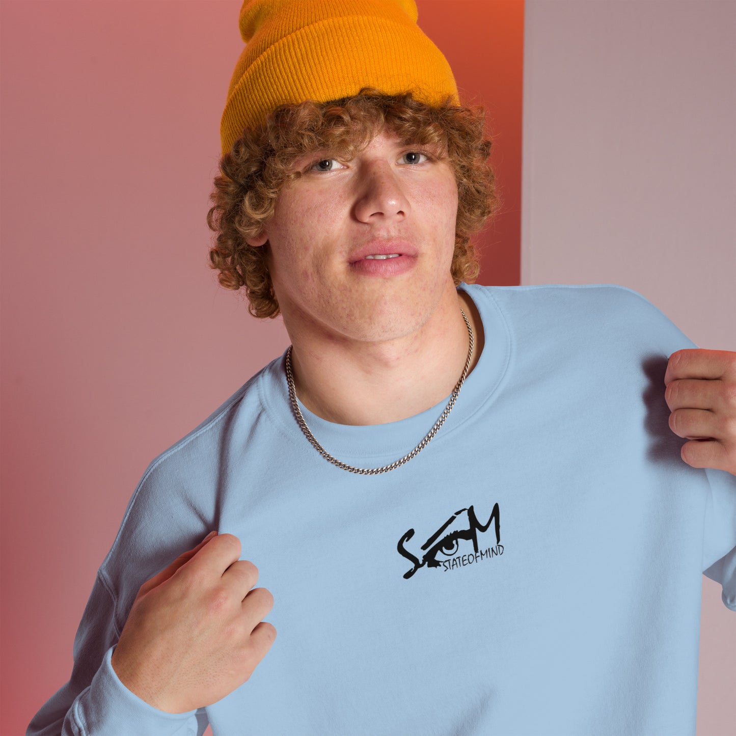 Logo DTG Print Crew Neck- Unisex Sweatshirt