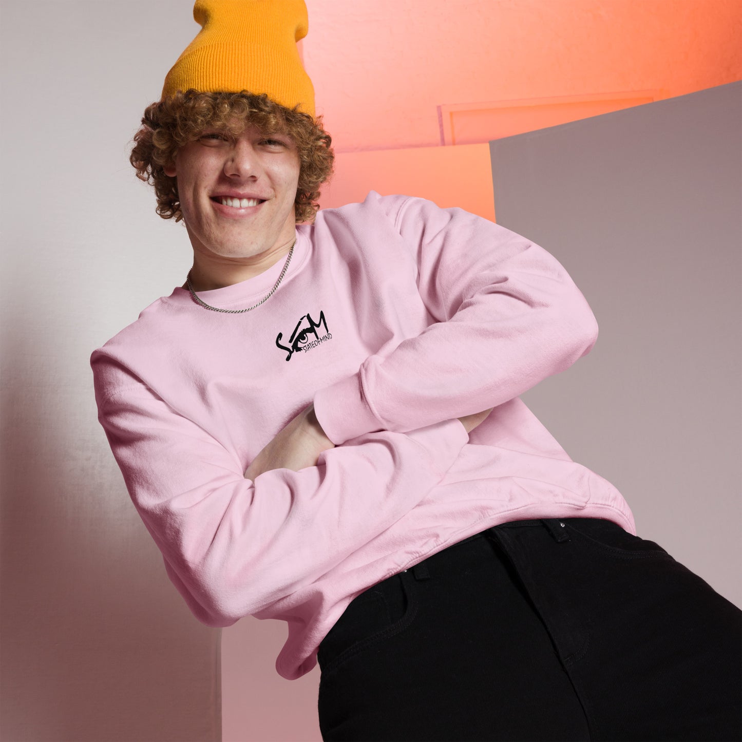 Logo DTG Print Crew Neck- Unisex Sweatshirt