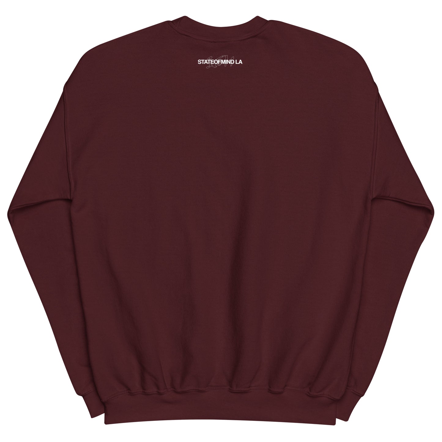 STATEOFMIND LA (black font) DTG Print- crew neck unisex