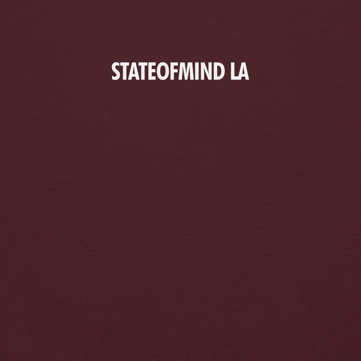 STATEOFMIND LA (black font) DTG Print- crew neck unisex
