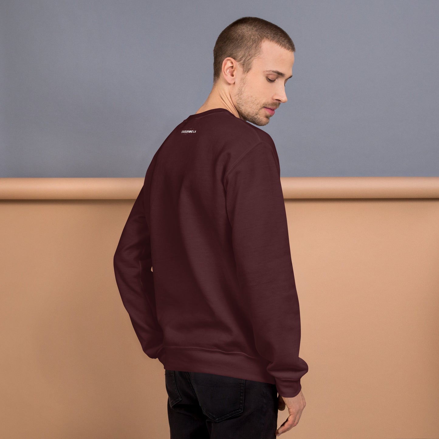 STATEOFMIND LA (black font) DTG Print- crew neck unisex