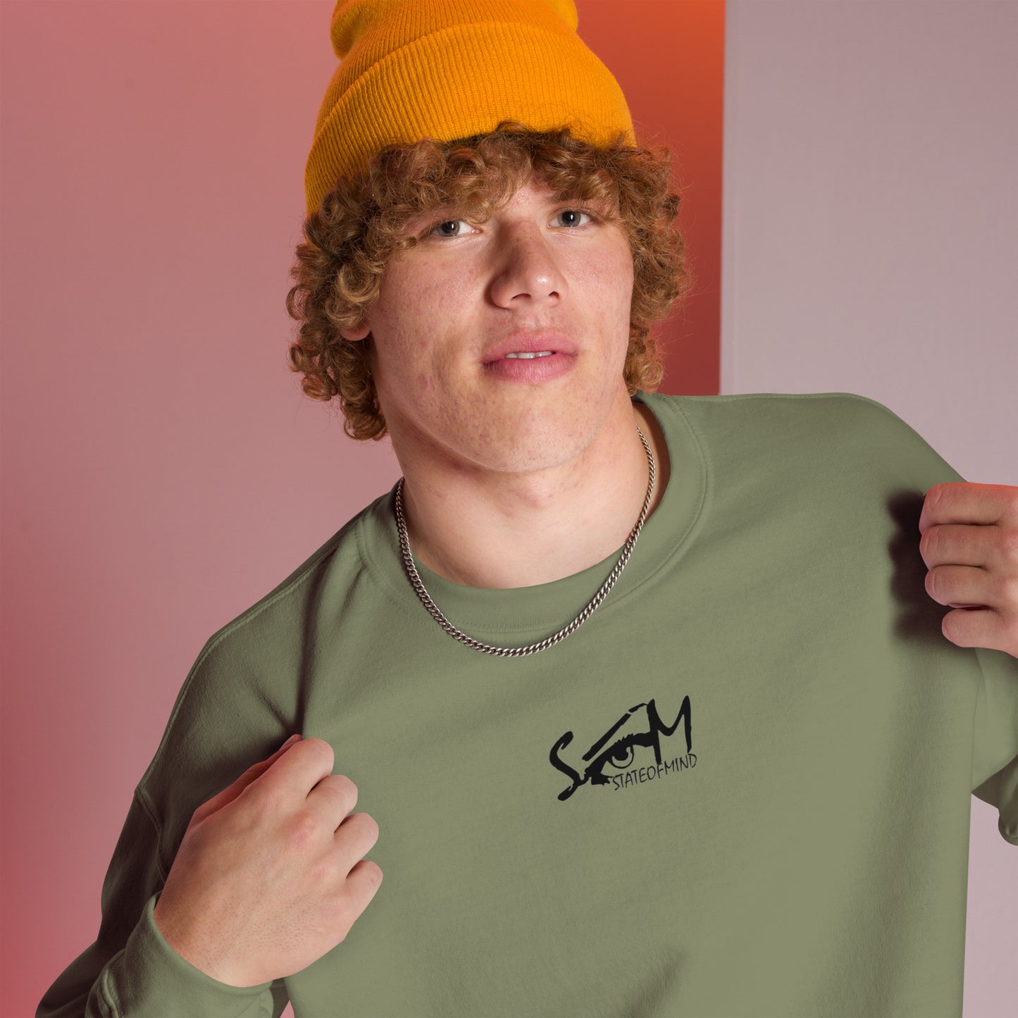 Logo DTG Print Crew Neck- Unisex Sweatshirt