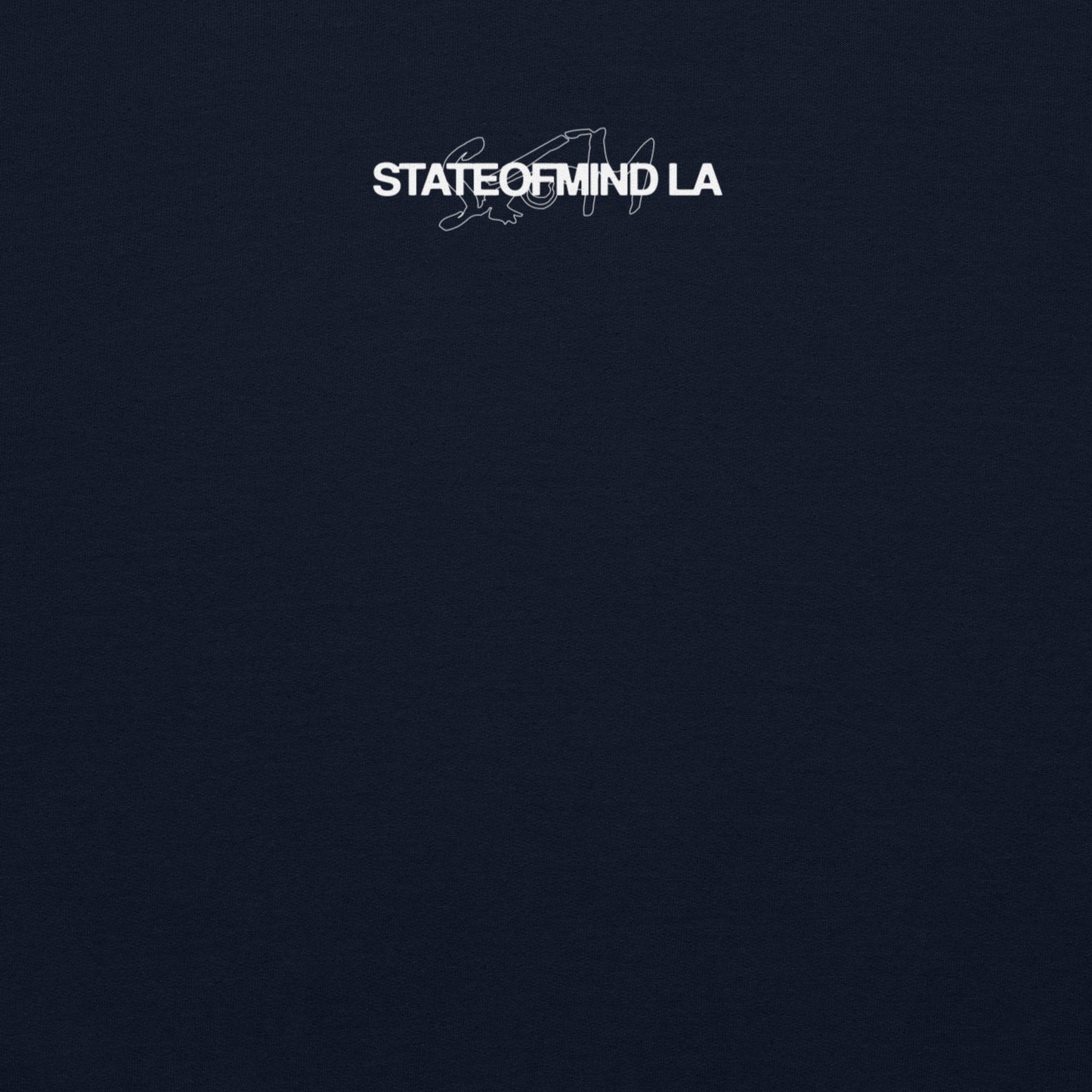 STATEOFMIND LA (black font) DTG Print- crew neck unisex