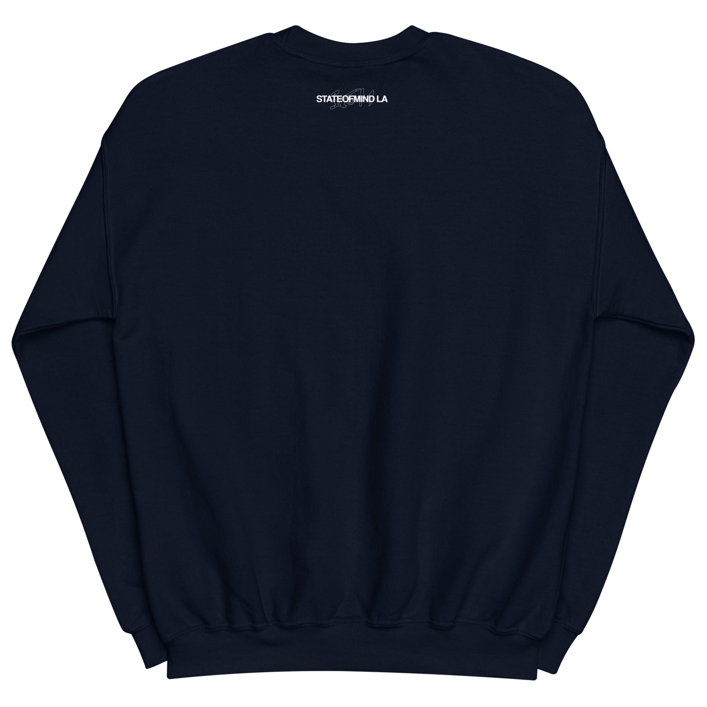 STATEOFMIND LA (black font) DTG Print- crew neck unisex