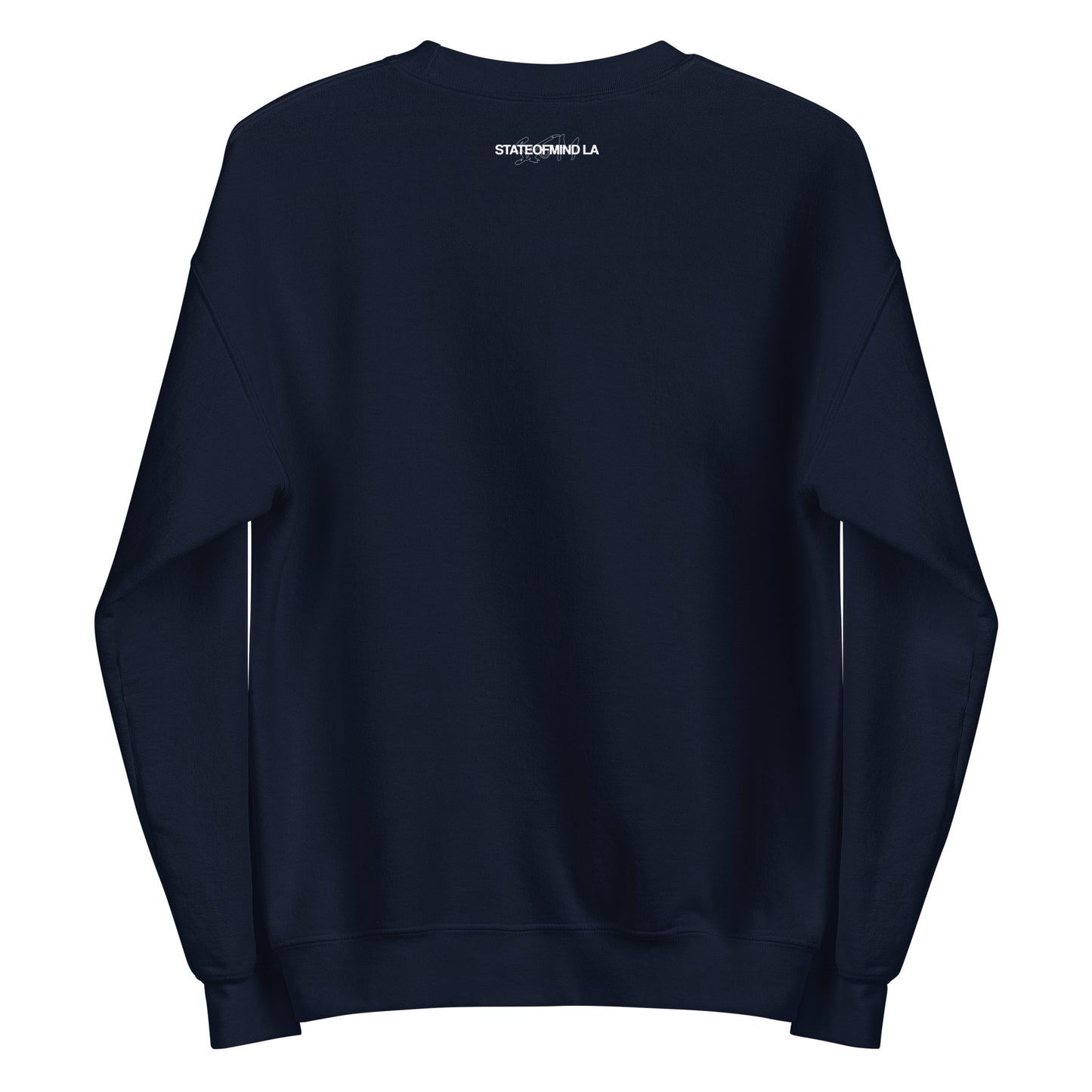 STATEOFMIND LA (black font) DTG Print- crew neck unisex