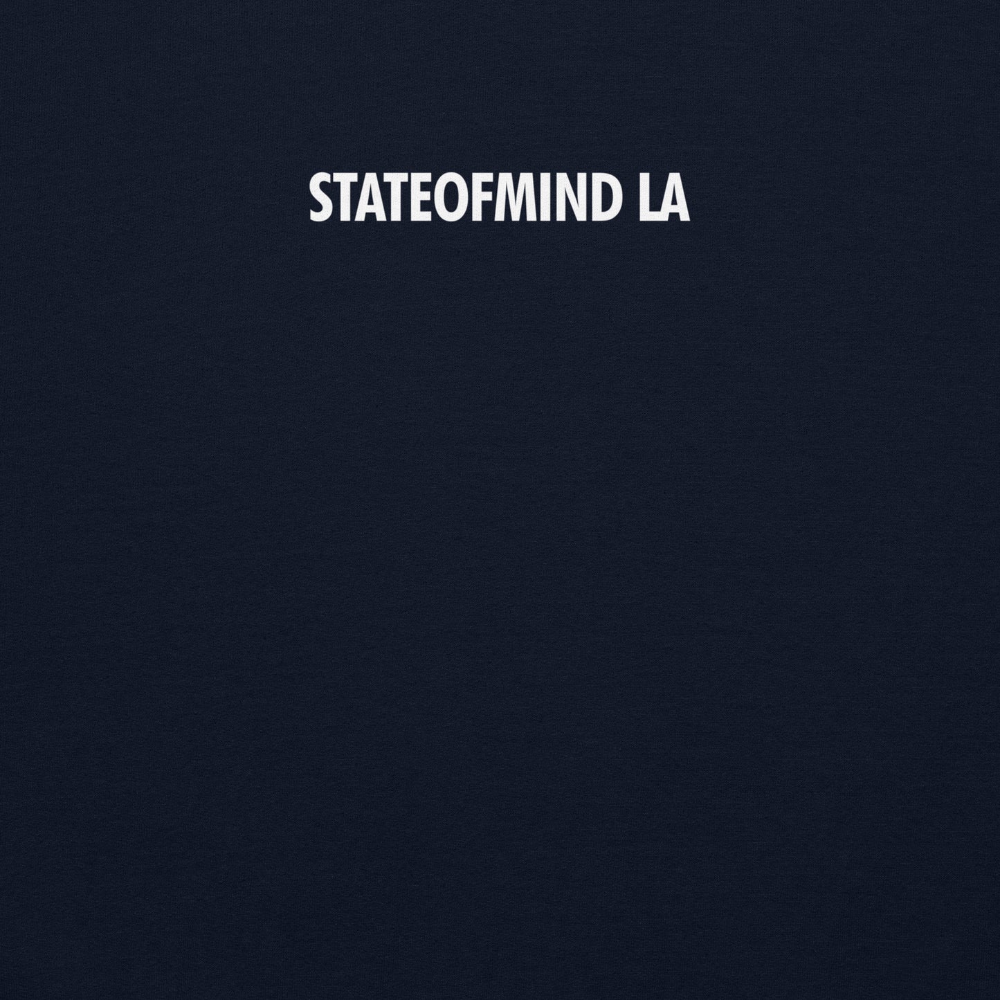 STATEOFMIND LA (black font) DTG Print- crew neck unisex