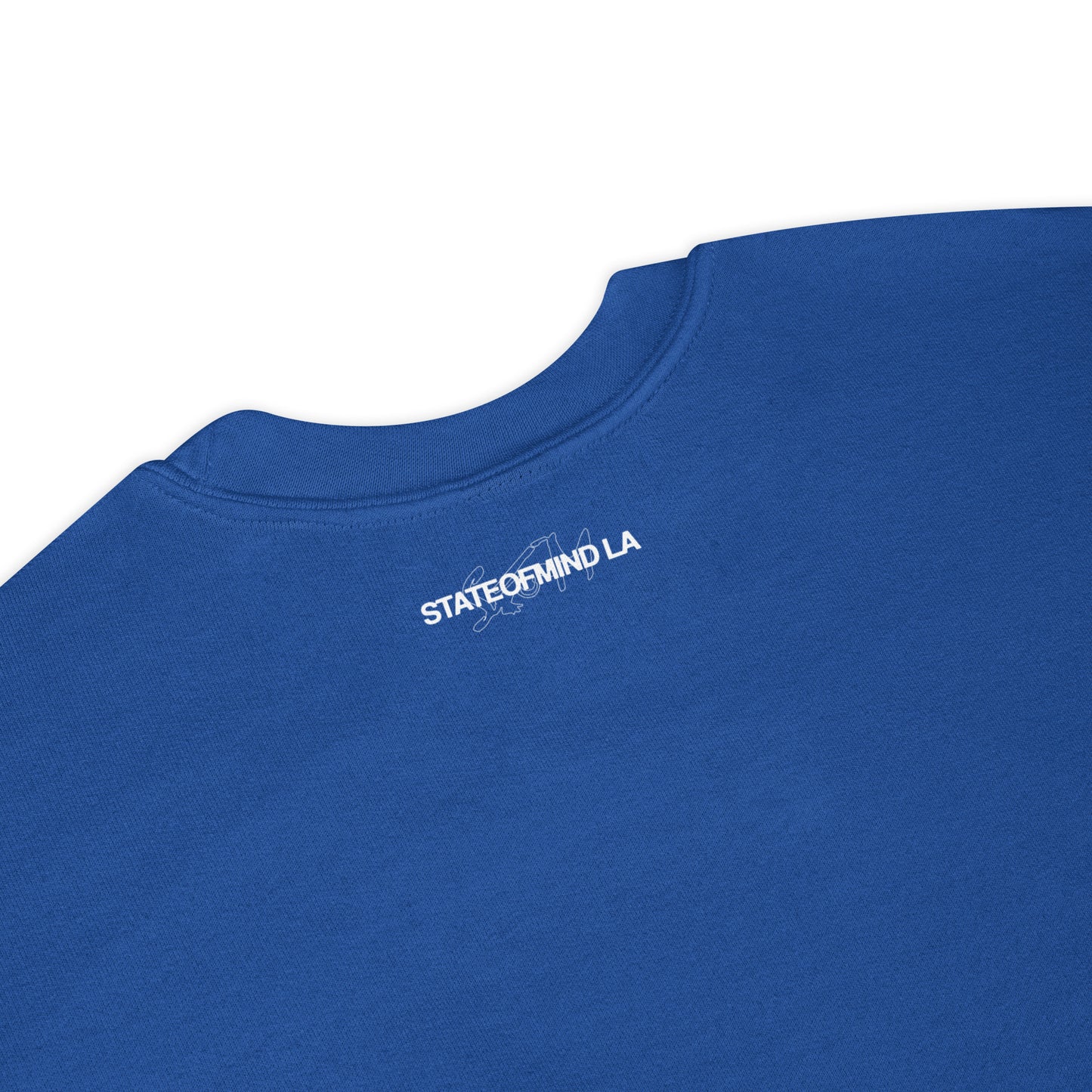 STATEOFMIND LA (black font) DTG Print- crew neck unisex