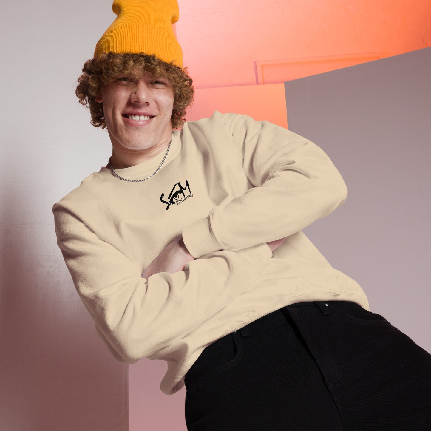 Logo DTG Print Crew Neck- Unisex Sweatshirt