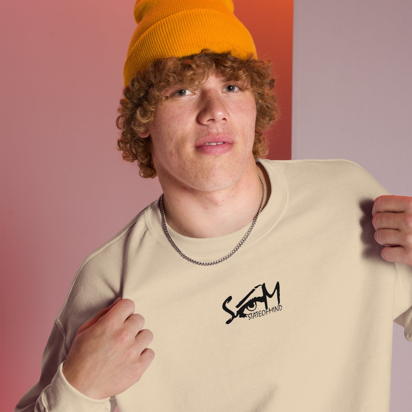 Logo DTG Print Crew Neck- Unisex Sweatshirt
