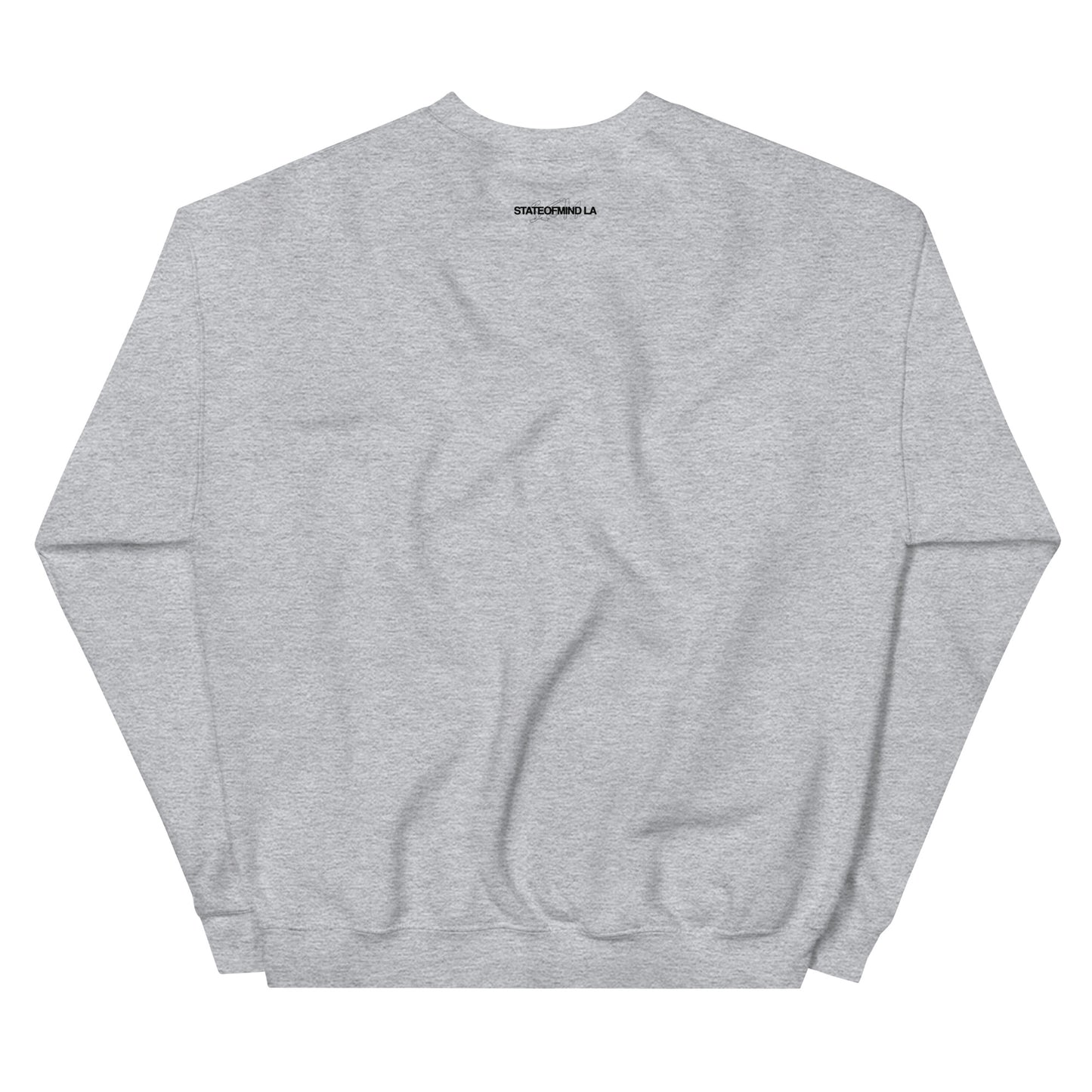 STATEOFMIND LA (black font) DTG Print- crew neck unisex