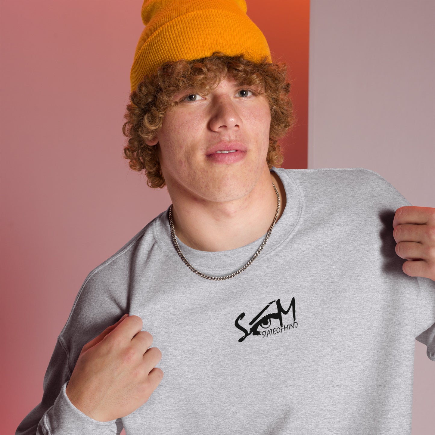 Logo DTG Print Crew Neck- Unisex Sweatshirt
