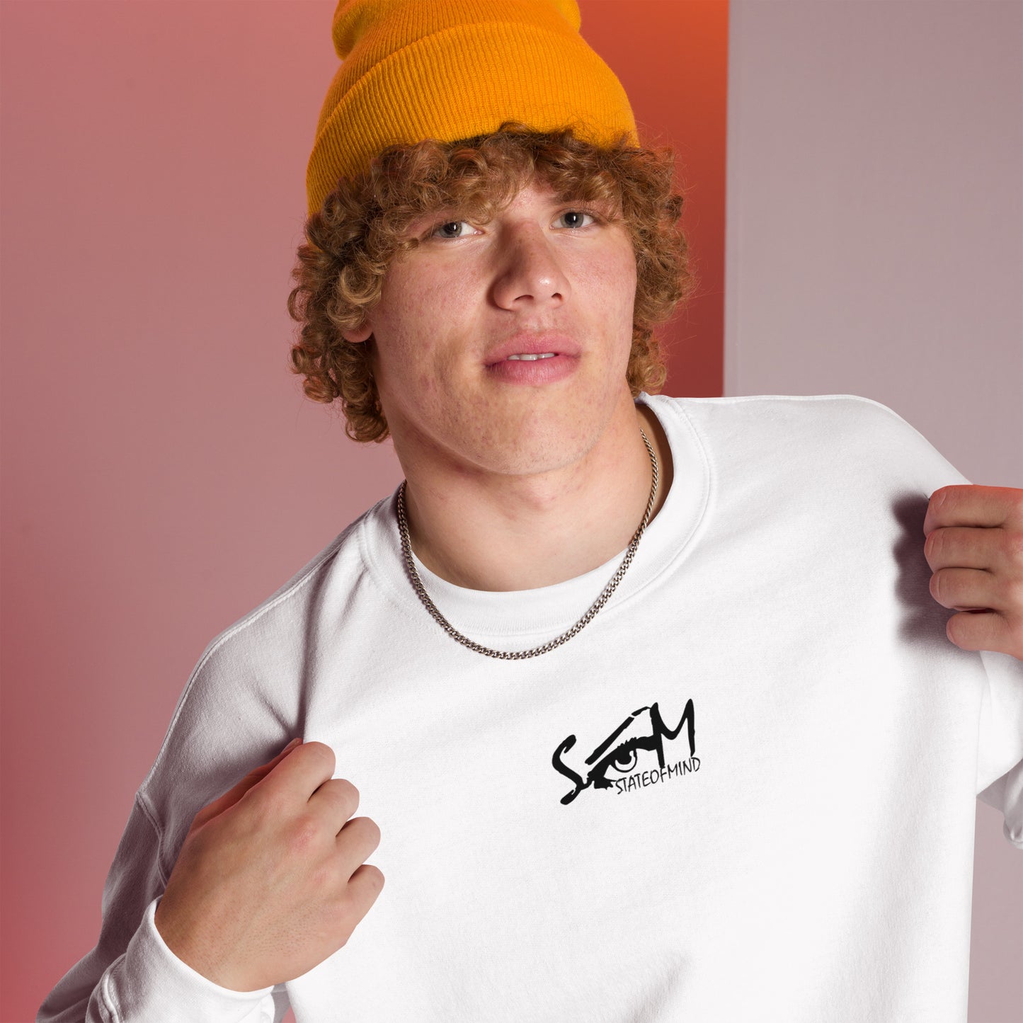 Logo DTG Print Crew Neck- Unisex Sweatshirt