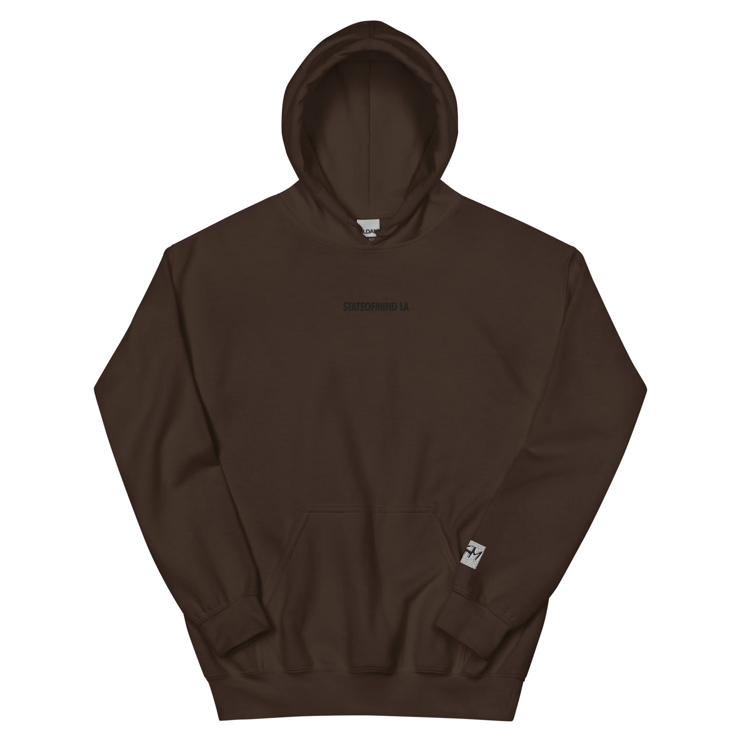 (Embroidered) STATEOFMIND LA Black Font - Unisex Hoodie