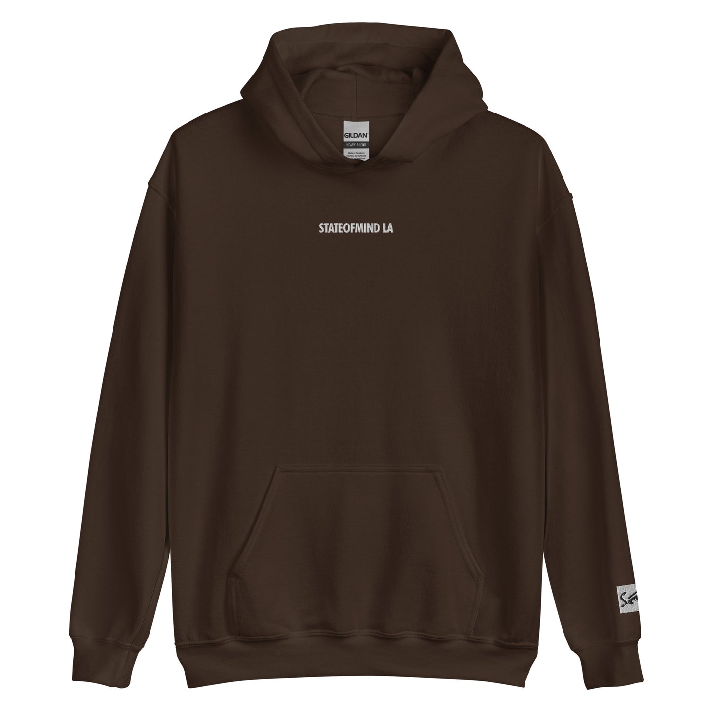 (Embroidered) STATEOFMIND LA White Font - Unisex Hoodie