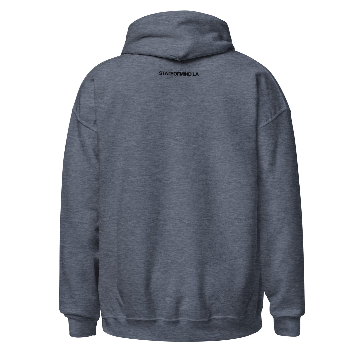 (Embroidered) State of Mind Black Logo- Unisex Hoodie