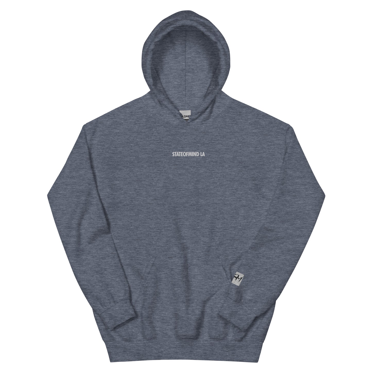 (Embroidered) STATEOFMIND LA White Font - Unisex Hoodie