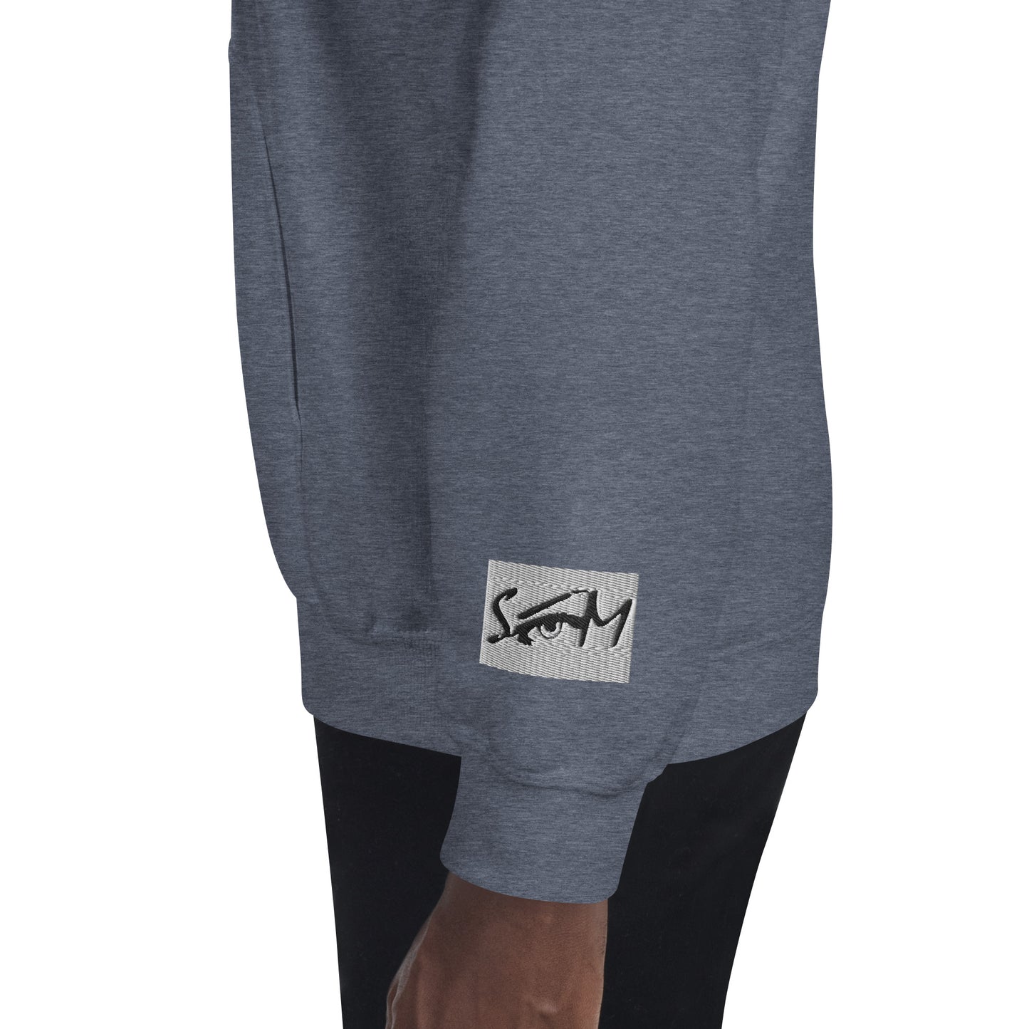 (Embroidered) STATEOFMIND LA Black Font - Unisex Hoodie