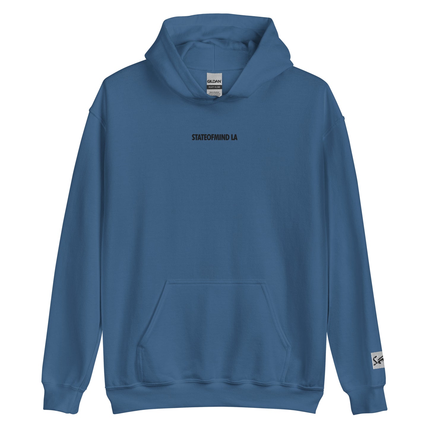 (Embroidered) STATEOFMIND LA Black Font - Unisex Hoodie