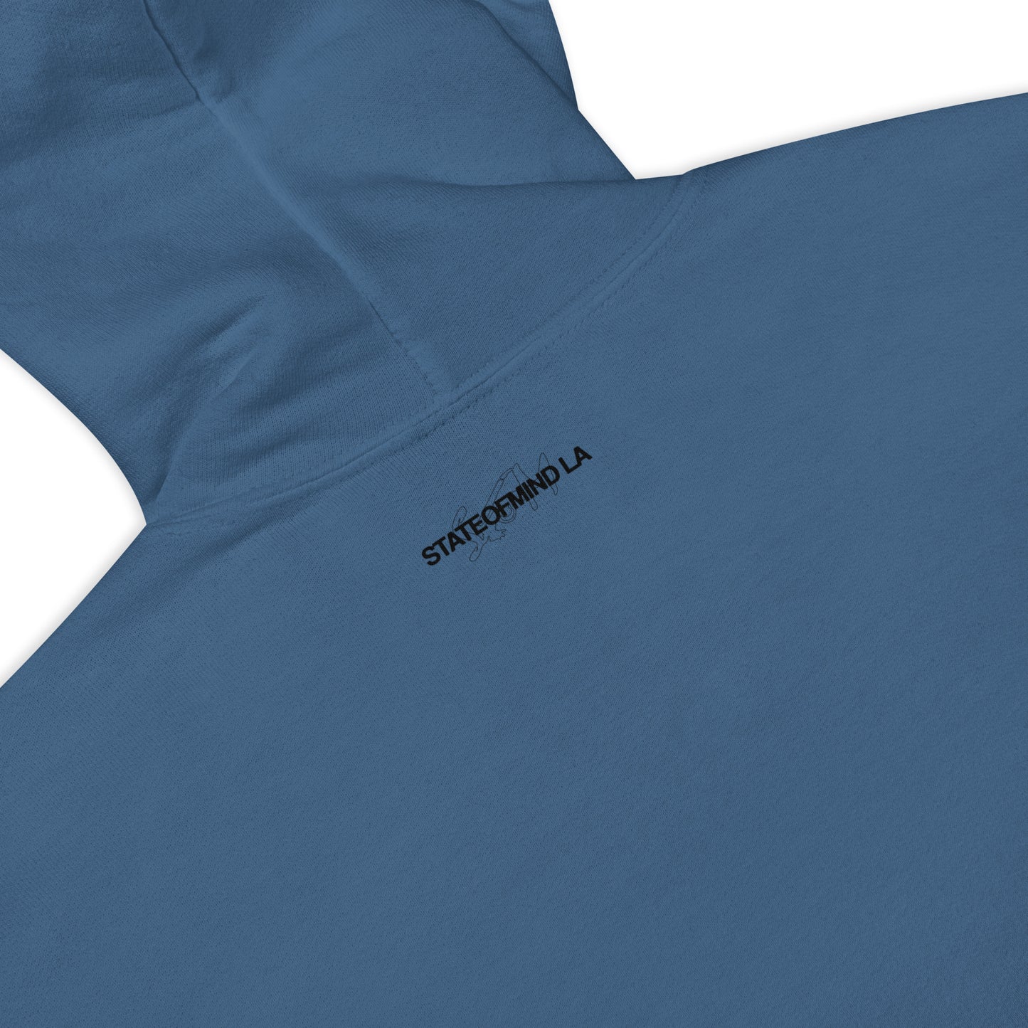 (Embroidered) STATEOFMIND LA Black Font - Unisex Hoodie