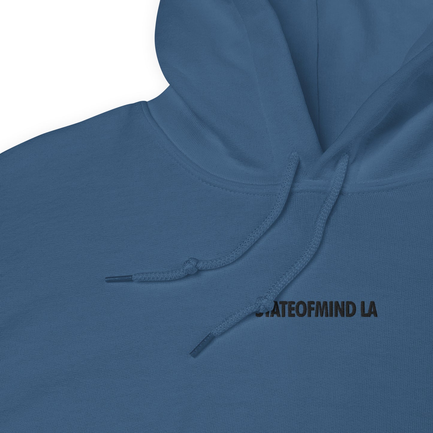 (Embroidered) STATEOFMIND LA Black Font - Unisex Hoodie