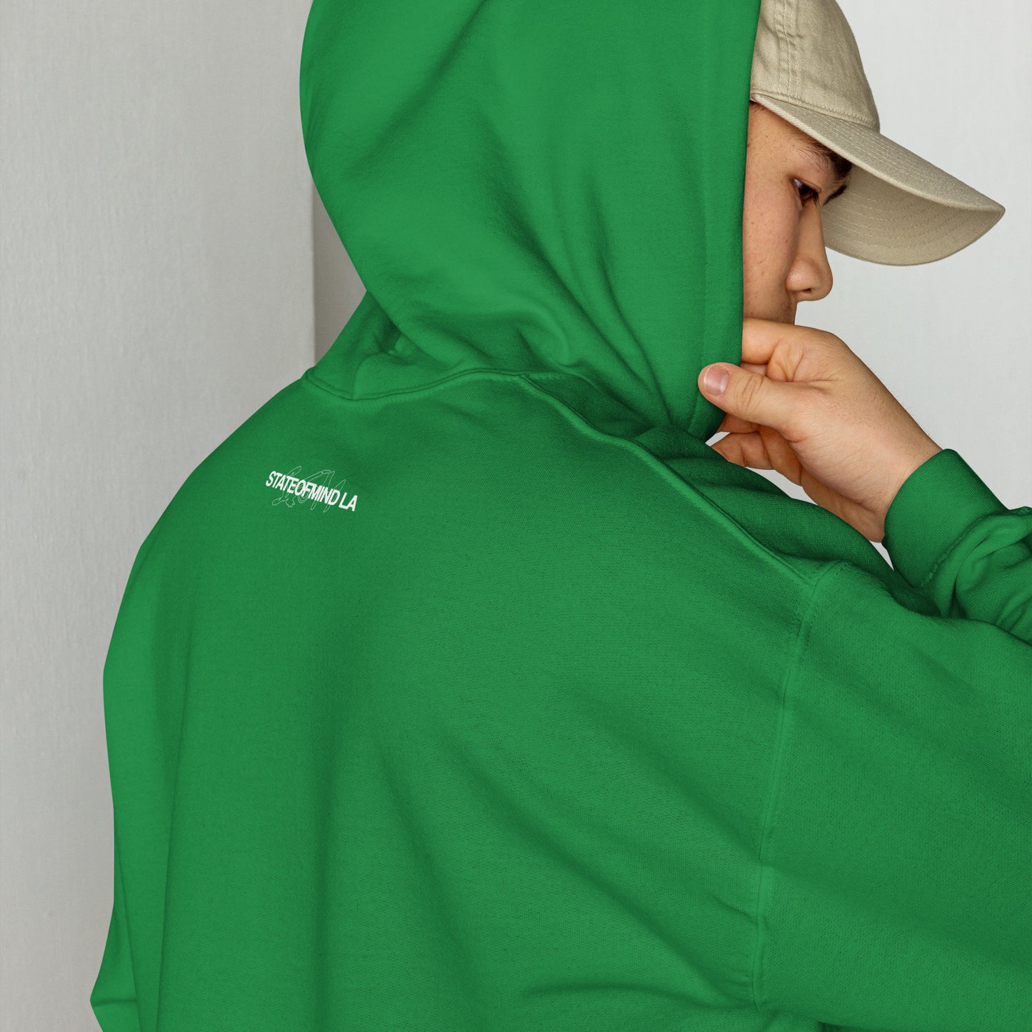 (Embroidered) STATEOFMIND LA White Font - Unisex Hoodie