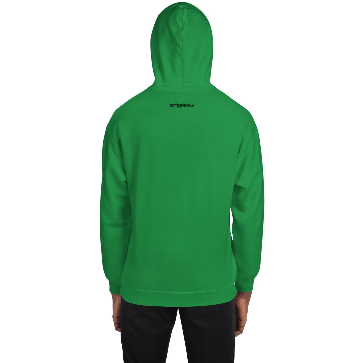 (Embroidered) State of Mind Black Logo- Unisex Hoodie