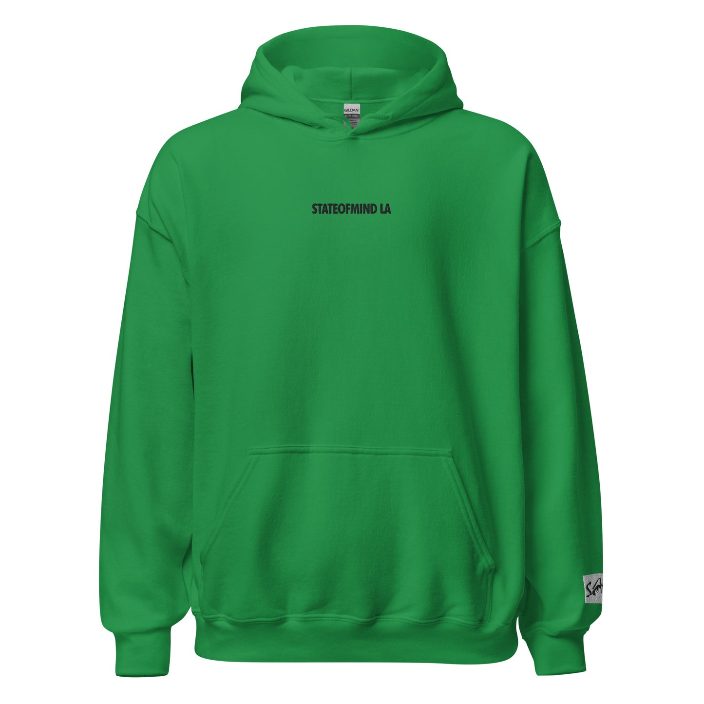 (Embroidered) STATEOFMIND LA Black Font - Unisex Hoodie