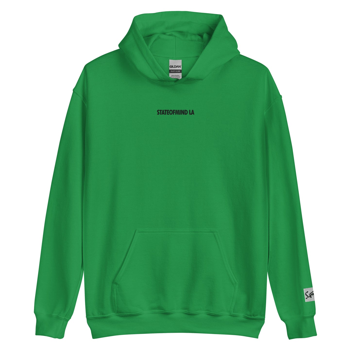 (Embroidered) STATEOFMIND LA Black Font - Unisex Hoodie