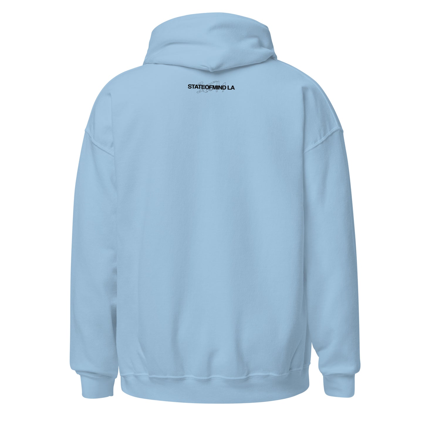(Embroidered) State of Mind Black Logo- Unisex Hoodie