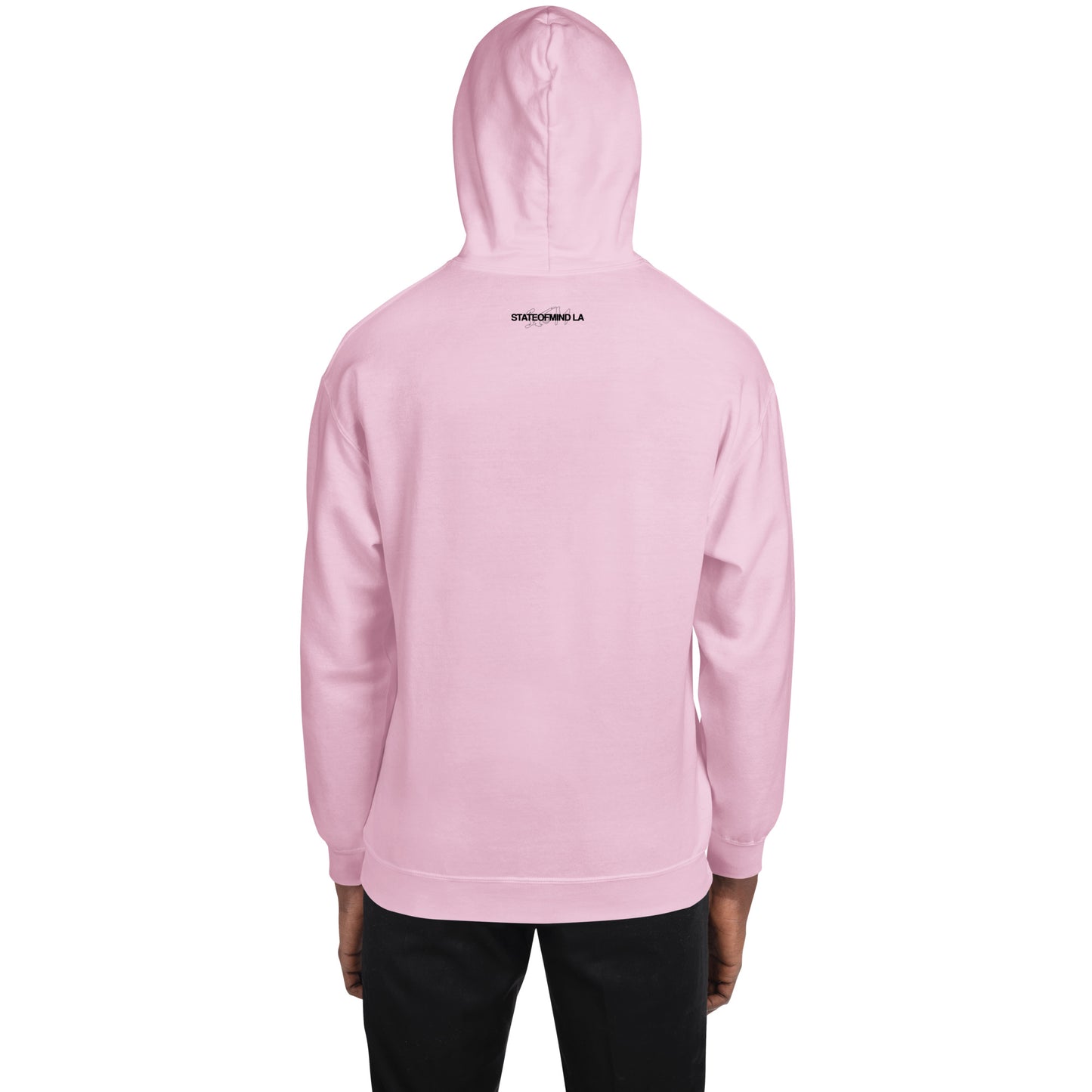 (Embroidered) State of Mind Black Logo- Unisex Hoodie