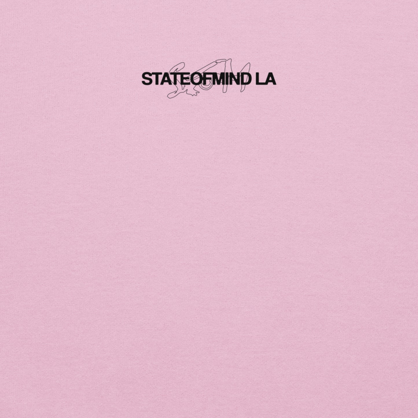 (Embroidered) State of Mind Black Logo- Unisex Hoodie