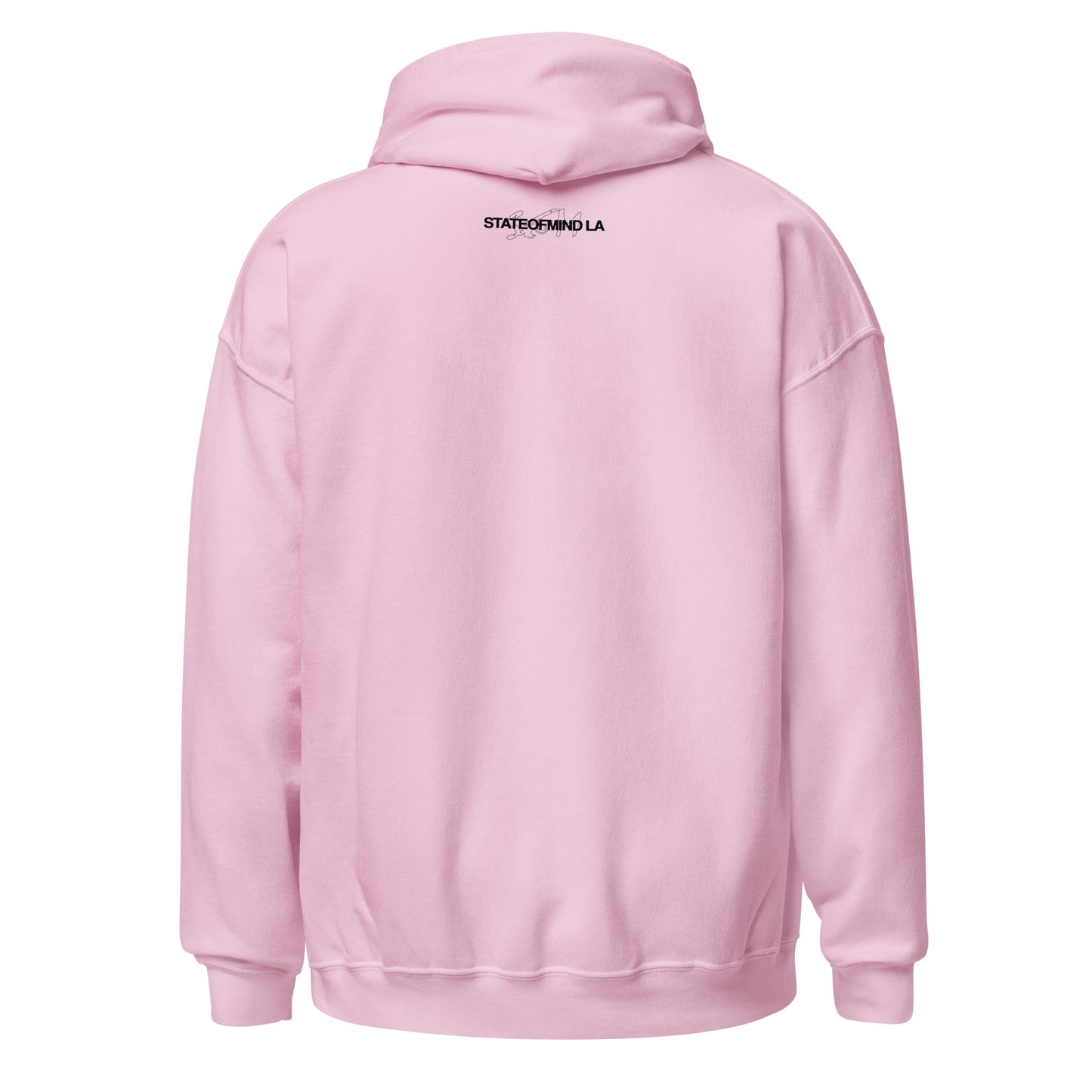 (Embroidered) State of Mind Black Logo- Unisex Hoodie