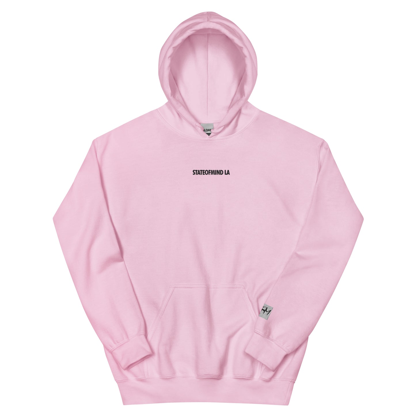 (Embroidered) STATEOFMIND LA Black Font - Unisex Hoodie