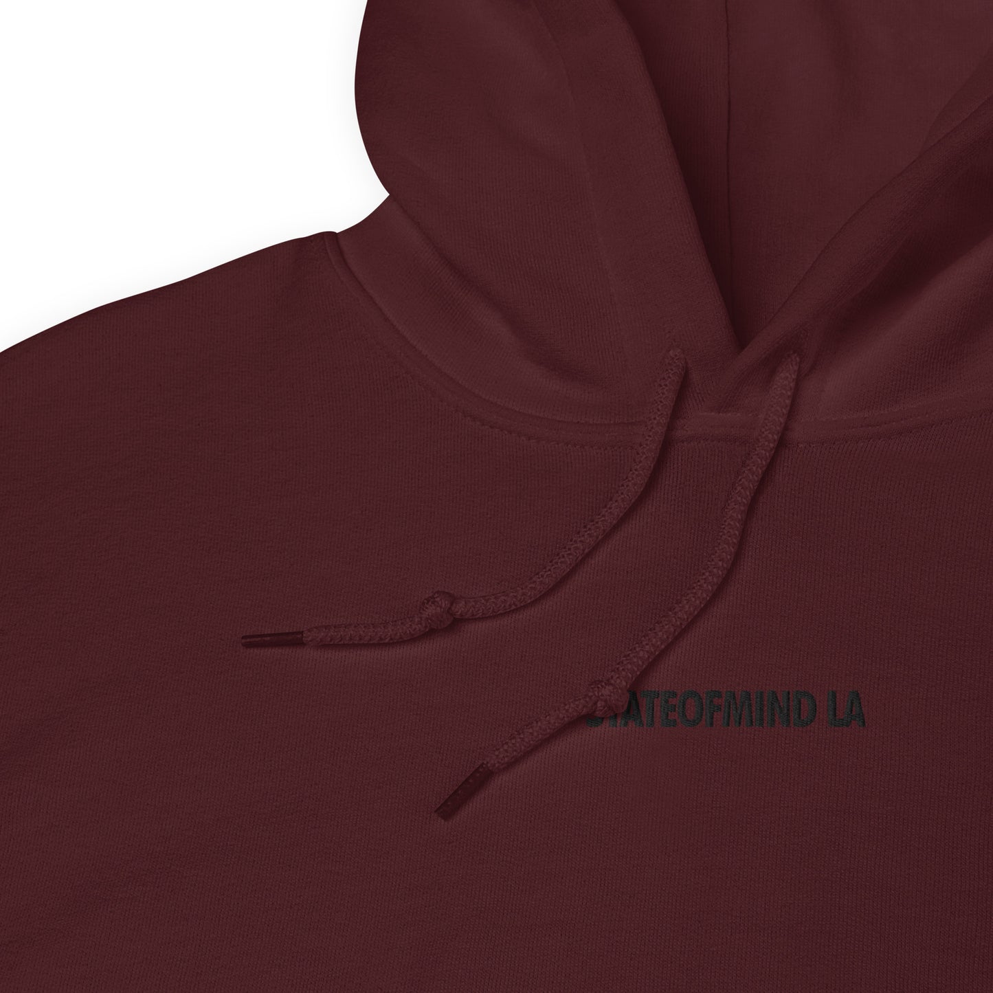 (Embroidered) STATEOFMIND LA Black Font - Unisex Hoodie