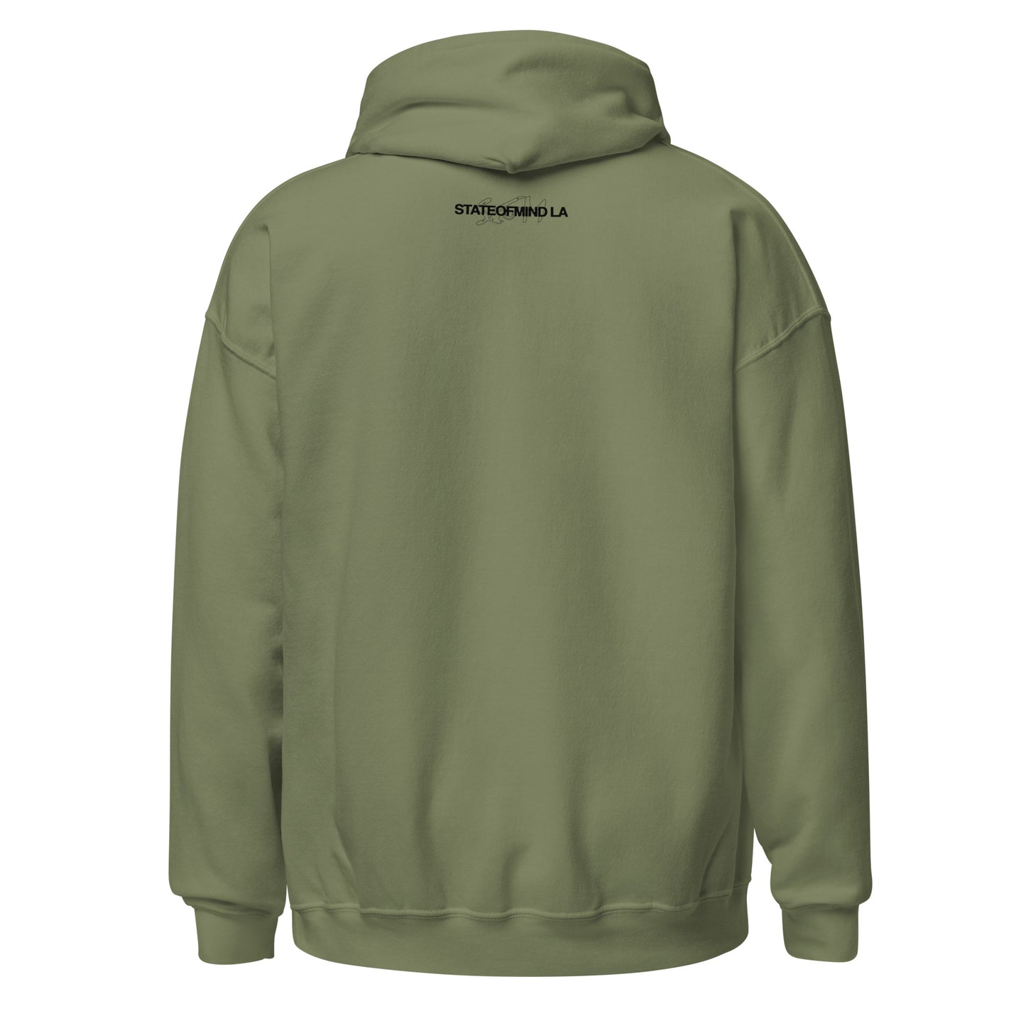 (Embroidered) State of Mind Black Logo- Unisex Hoodie