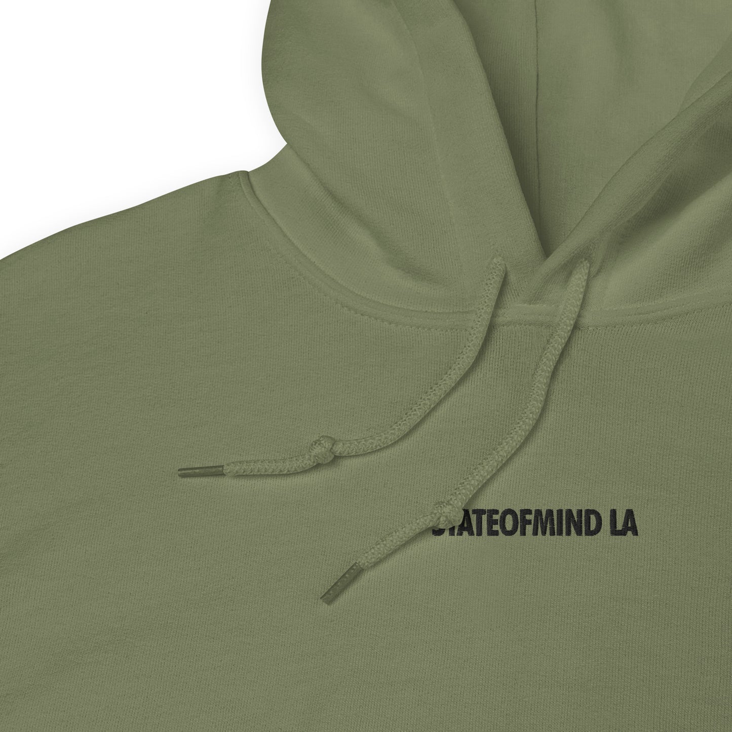 (Embroidered) STATEOFMIND LA Black Font - Unisex Hoodie