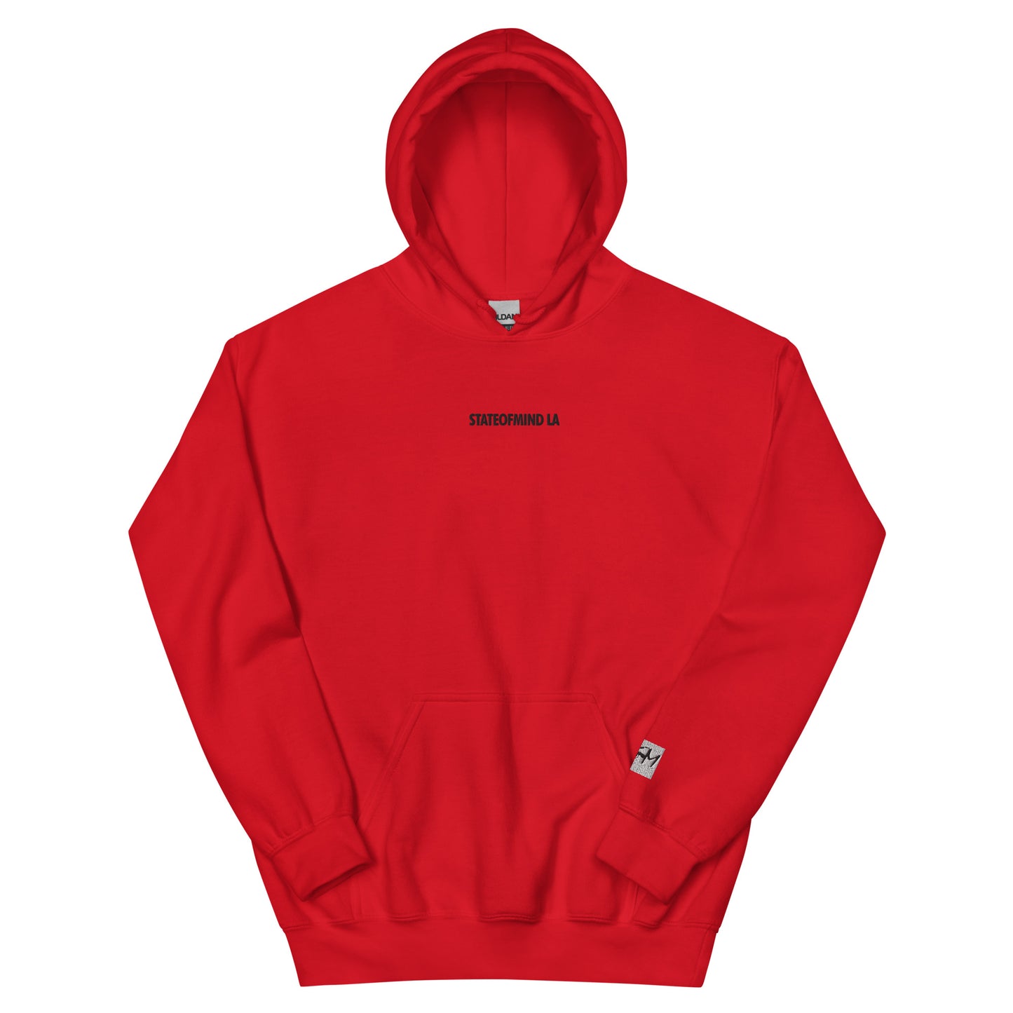 (Embroidered) STATEOFMIND LA Black Font - Unisex Hoodie