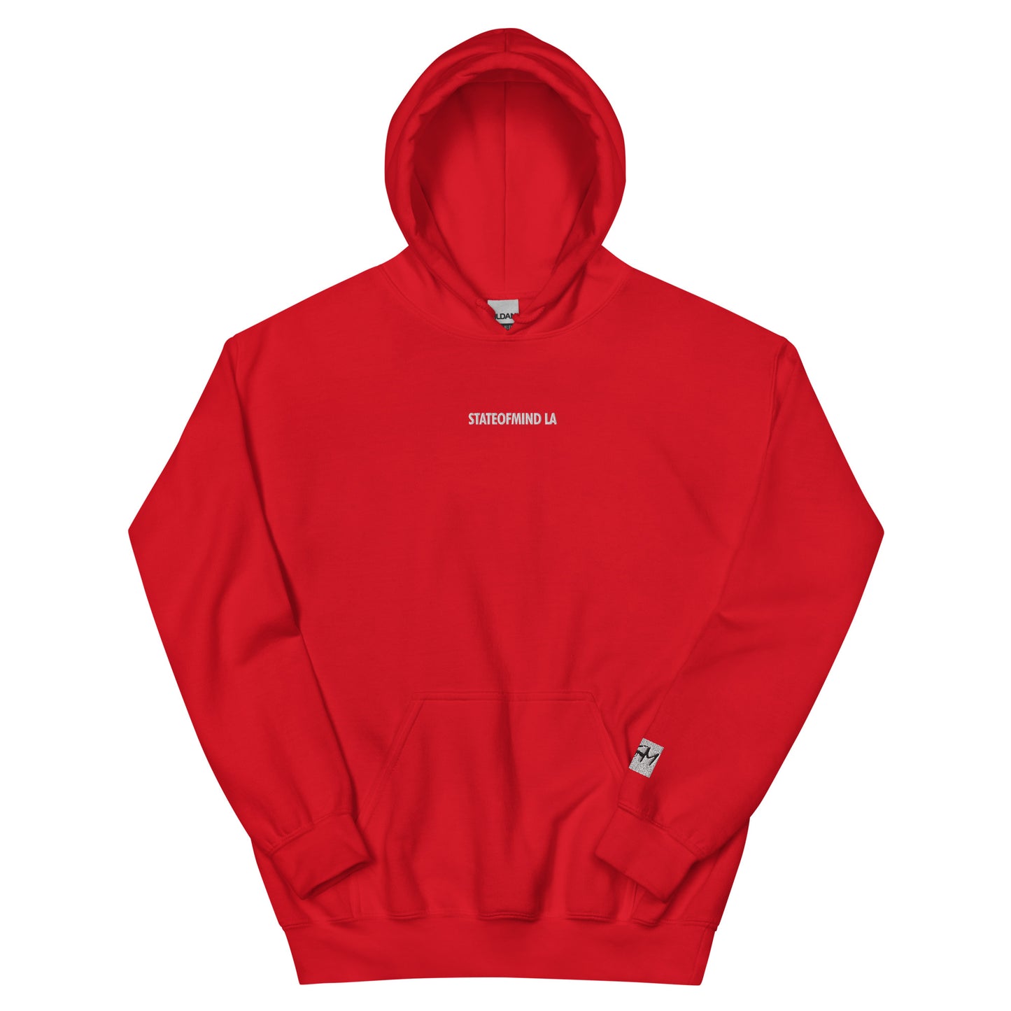 (Embroidered) STATEOFMIND LA White Font - Unisex Hoodie