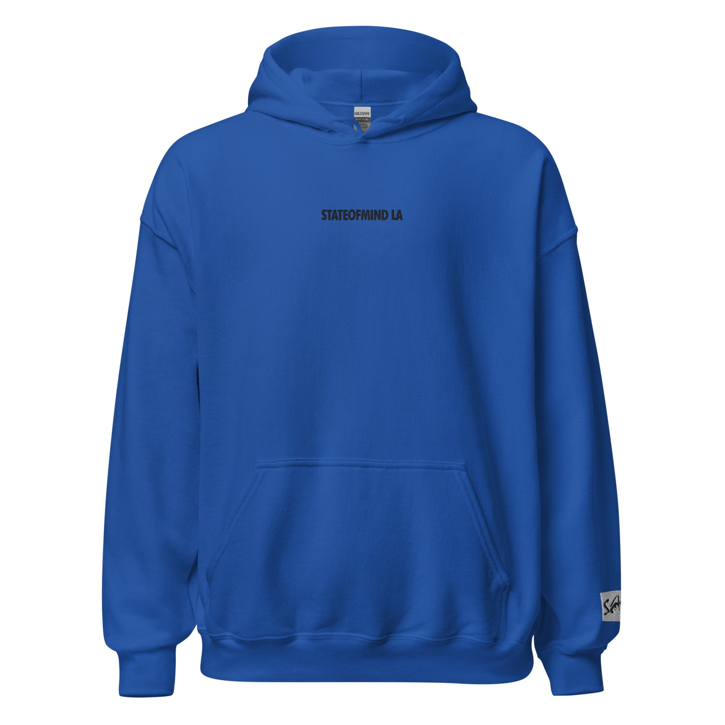 (Embroidered) STATEOFMIND LA Black Font - Unisex Hoodie