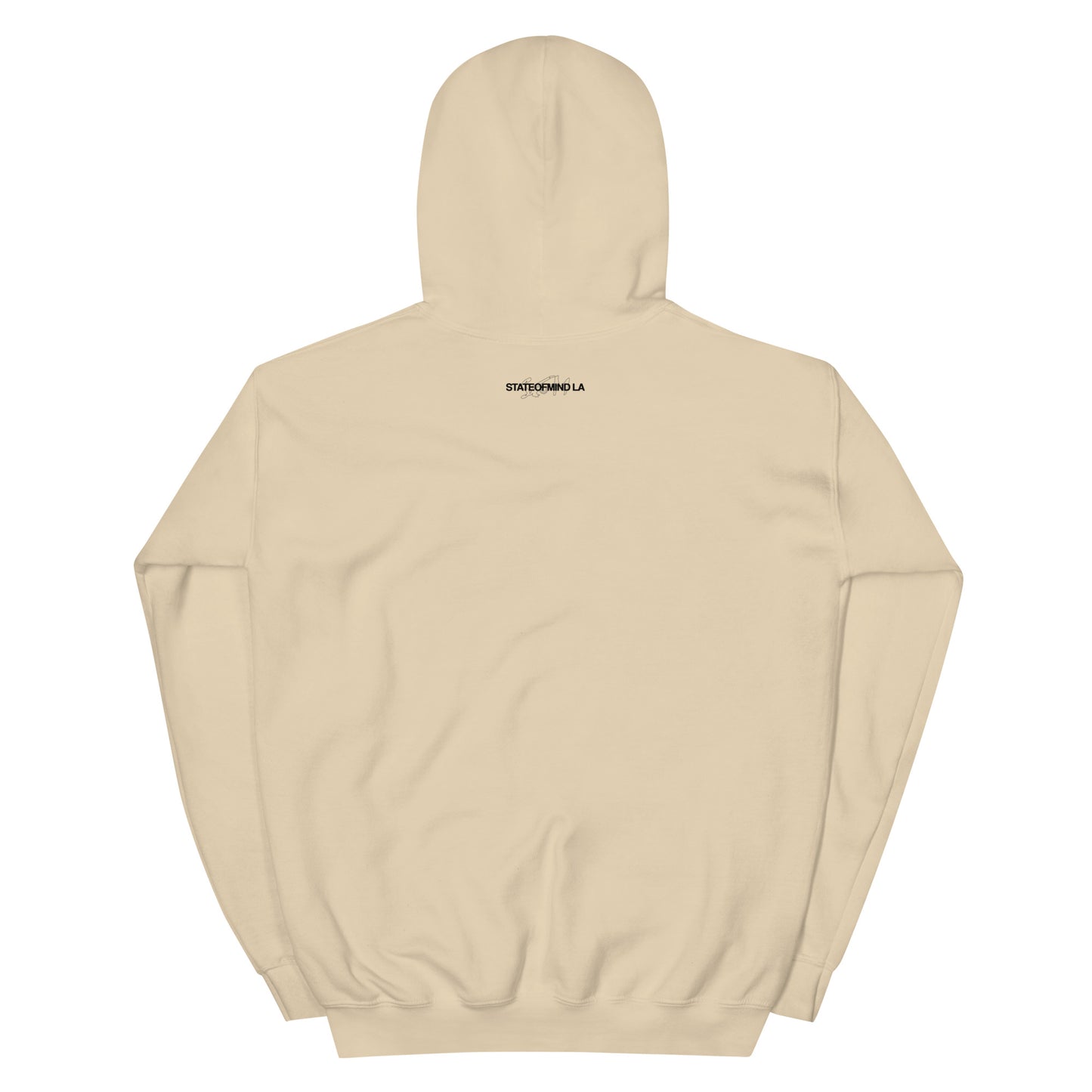 (Embroidered) STATEOFMIND LA Black Font - Unisex Hoodie