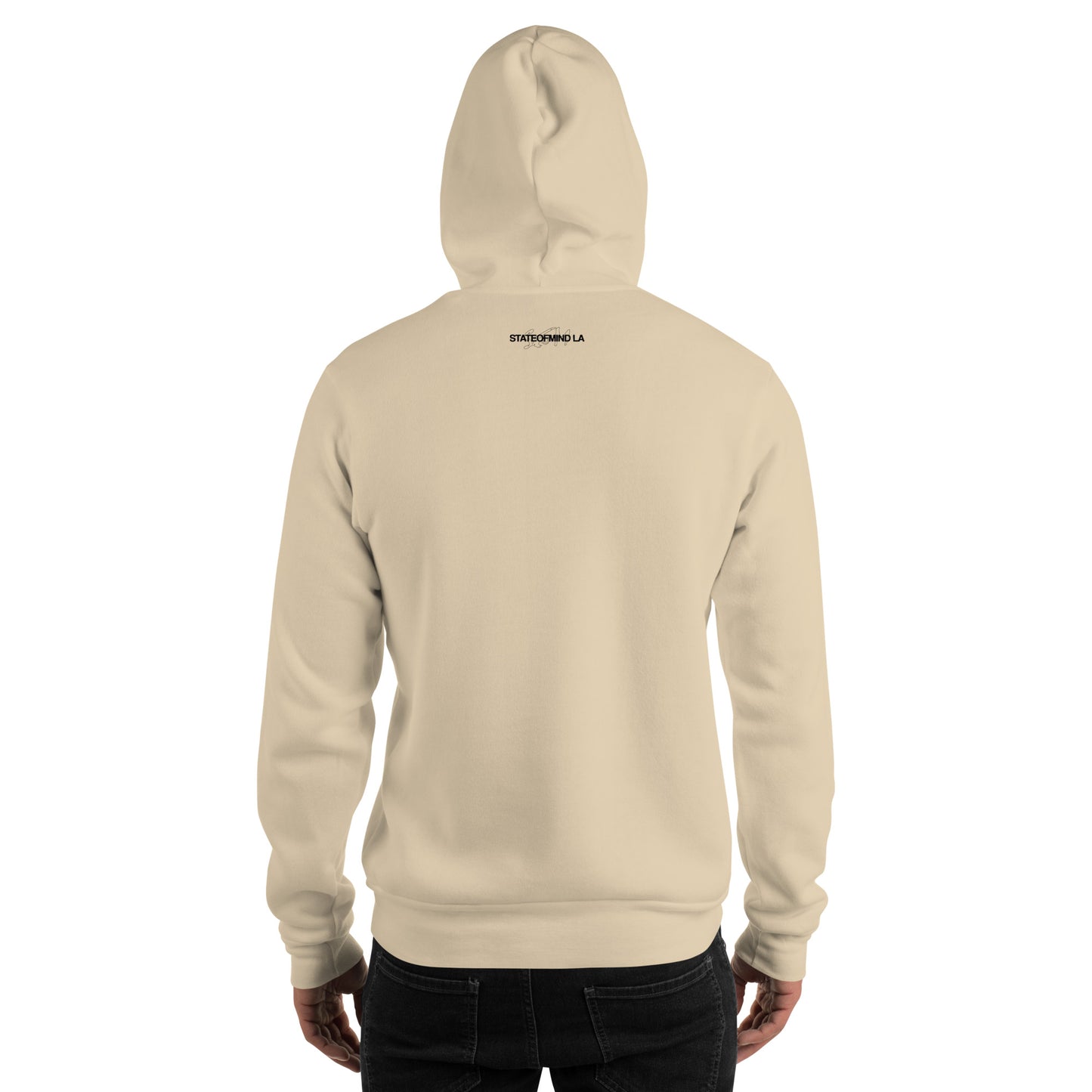 (Embroidered) State of Mind Black Logo- Unisex Hoodie