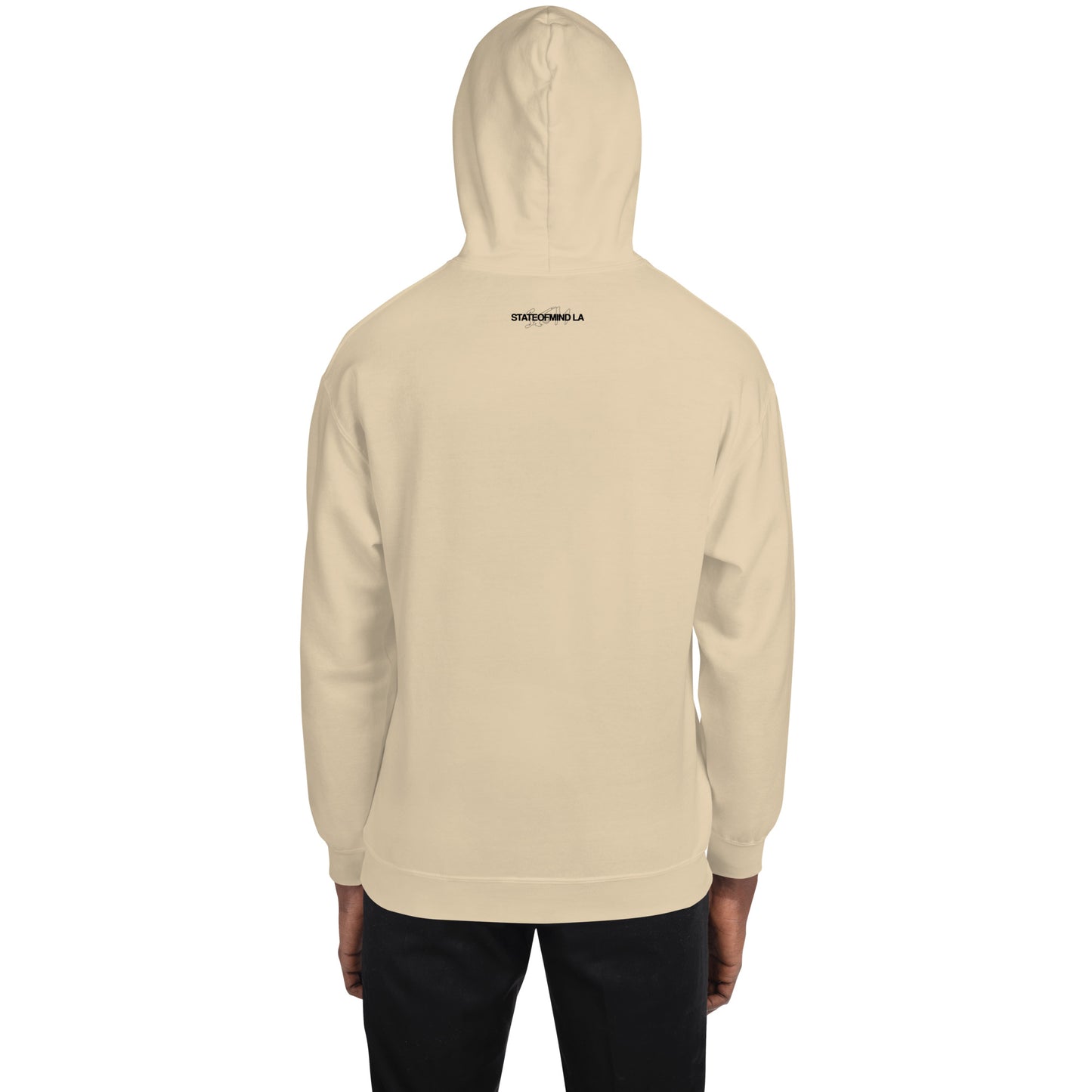 (Embroidered) State of Mind Black Logo- Unisex Hoodie