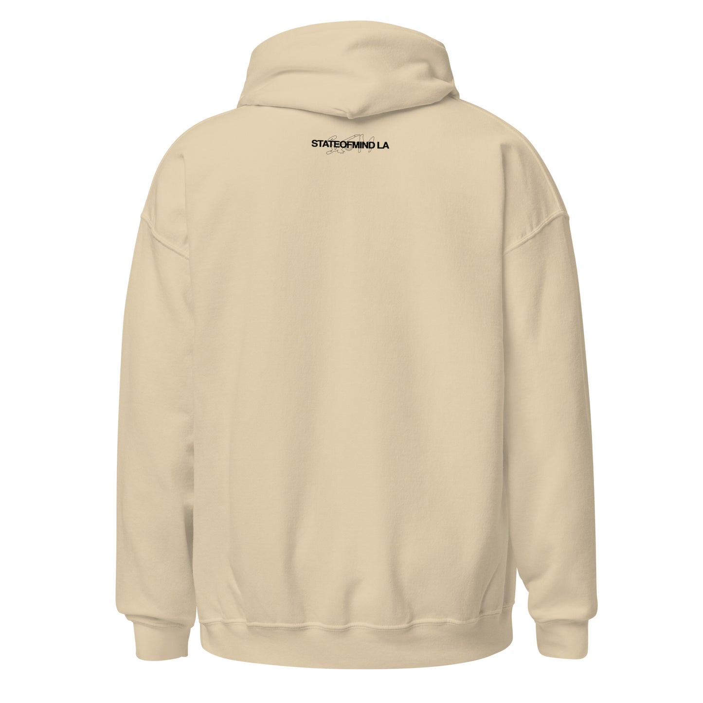 (Embroidered) State of Mind Black Logo- Unisex Hoodie