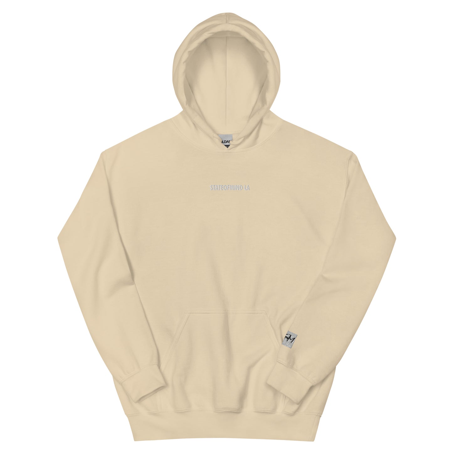 (Embroidered) STATEOFMIND LA White Font - Unisex Hoodie