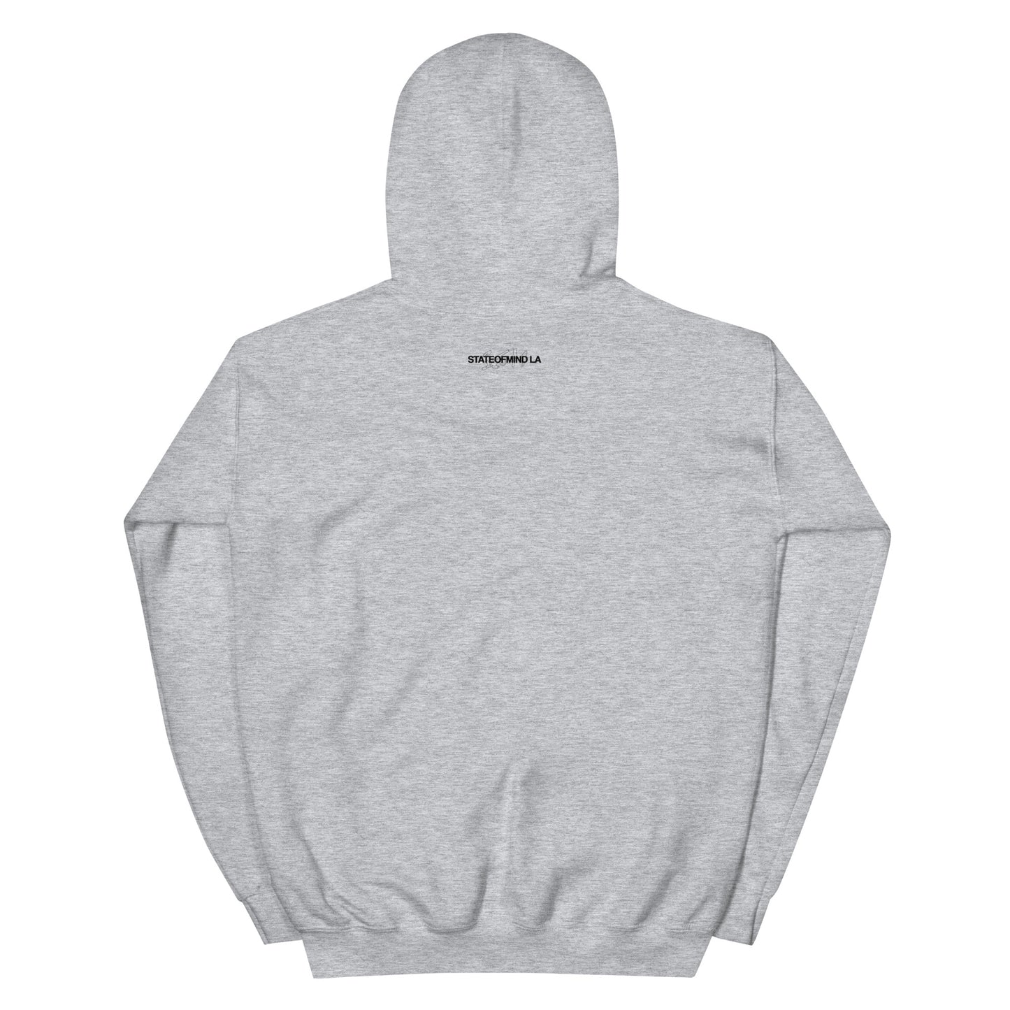(Embroidered) State of Mind Black Logo- Unisex Hoodie