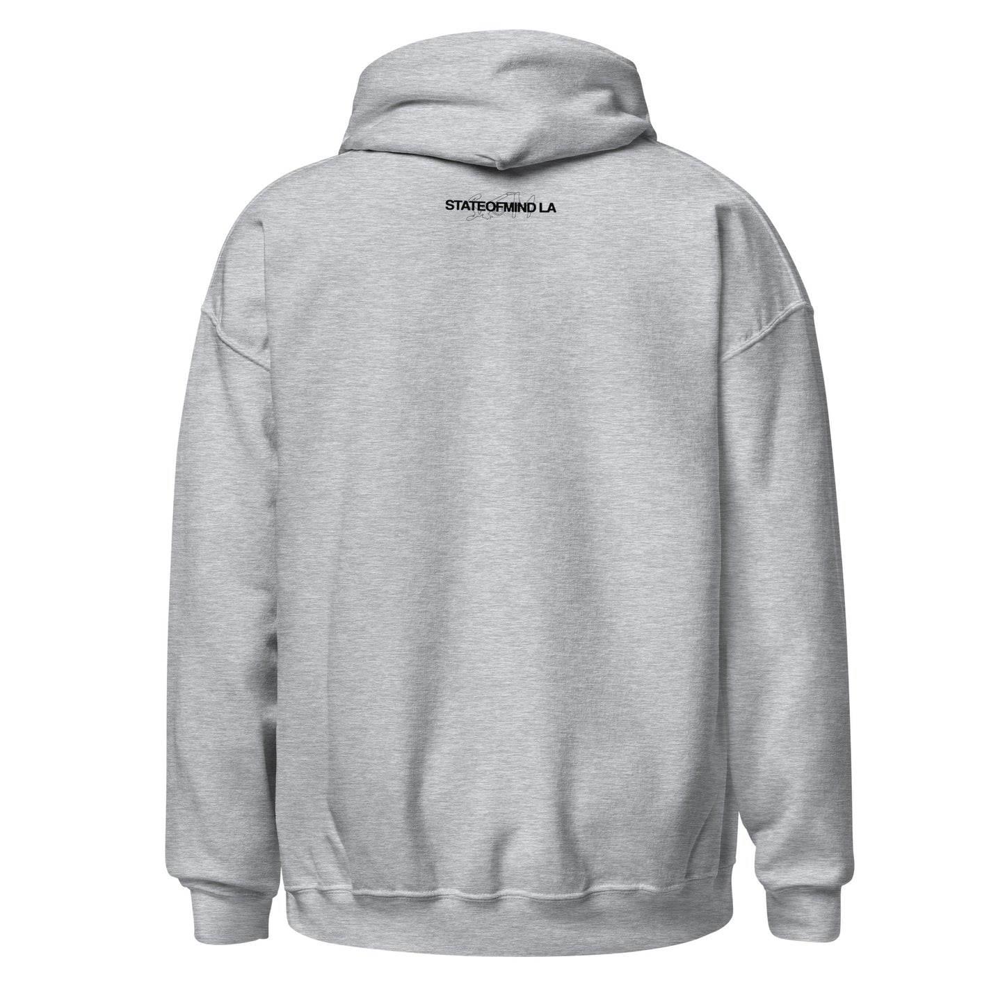 (Embroidered) State of Mind Black Logo- Unisex Hoodie