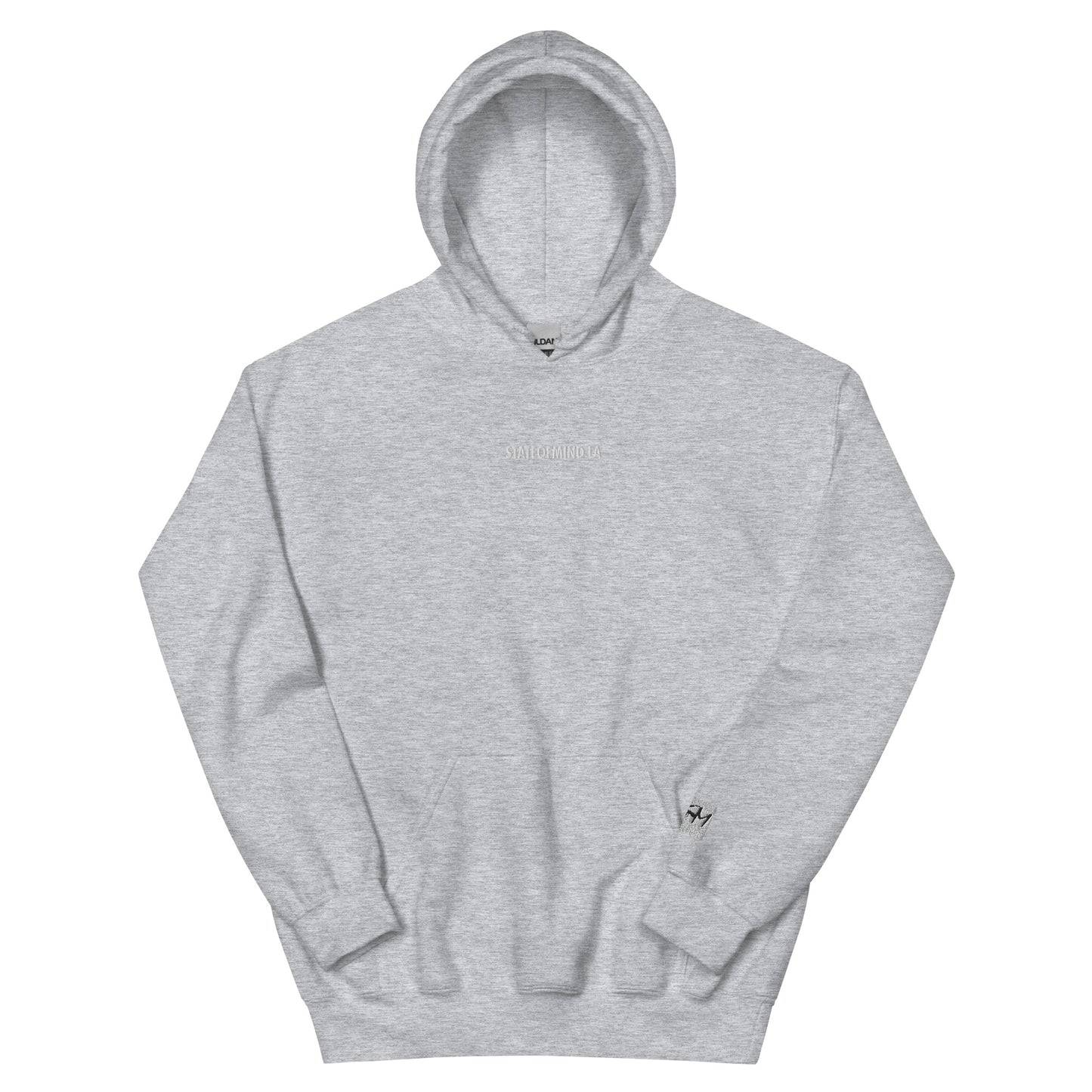 (Embroidered) STATEOFMIND LA White Font - Unisex Hoodie