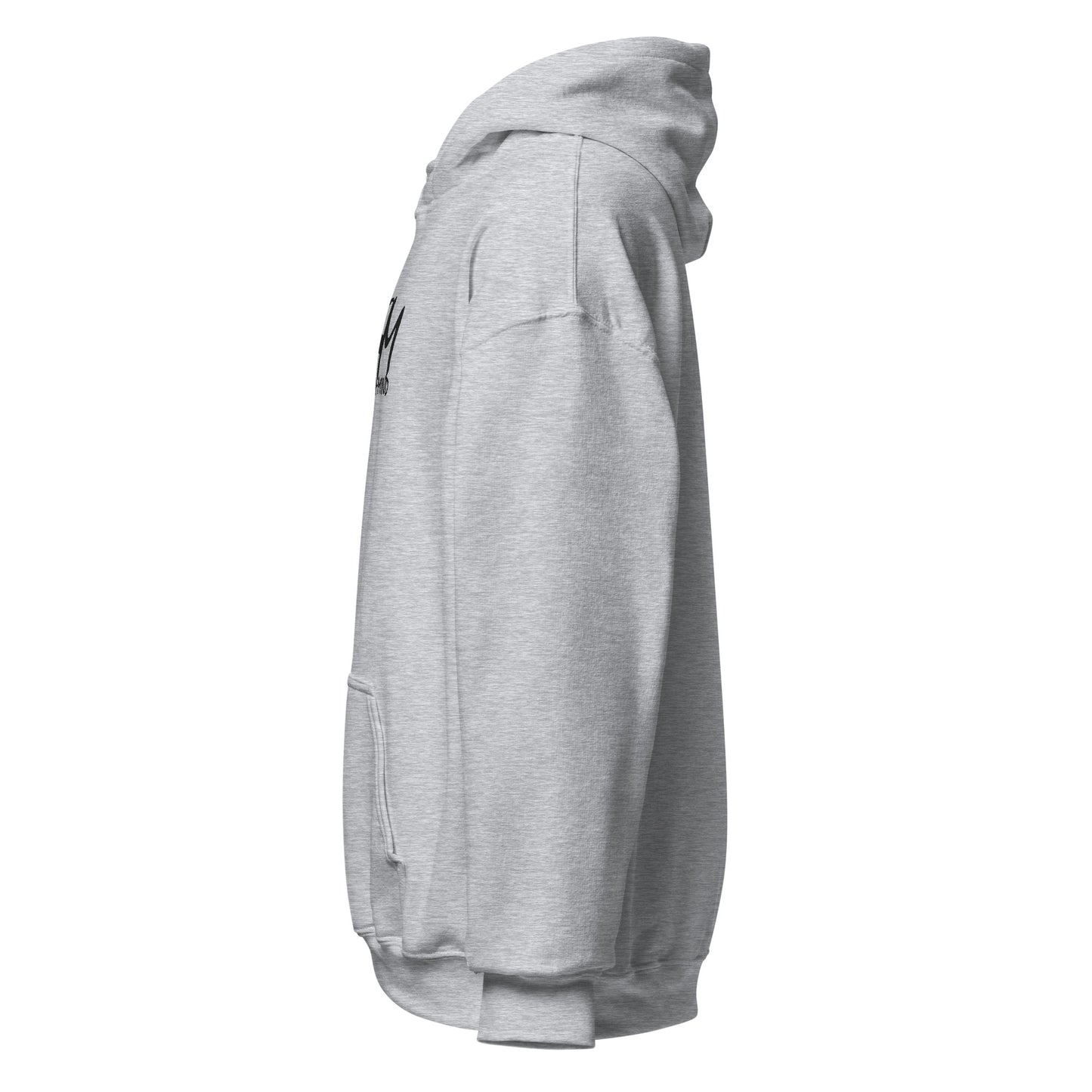 (Embroidered) State of Mind Black Logo- Unisex Hoodie