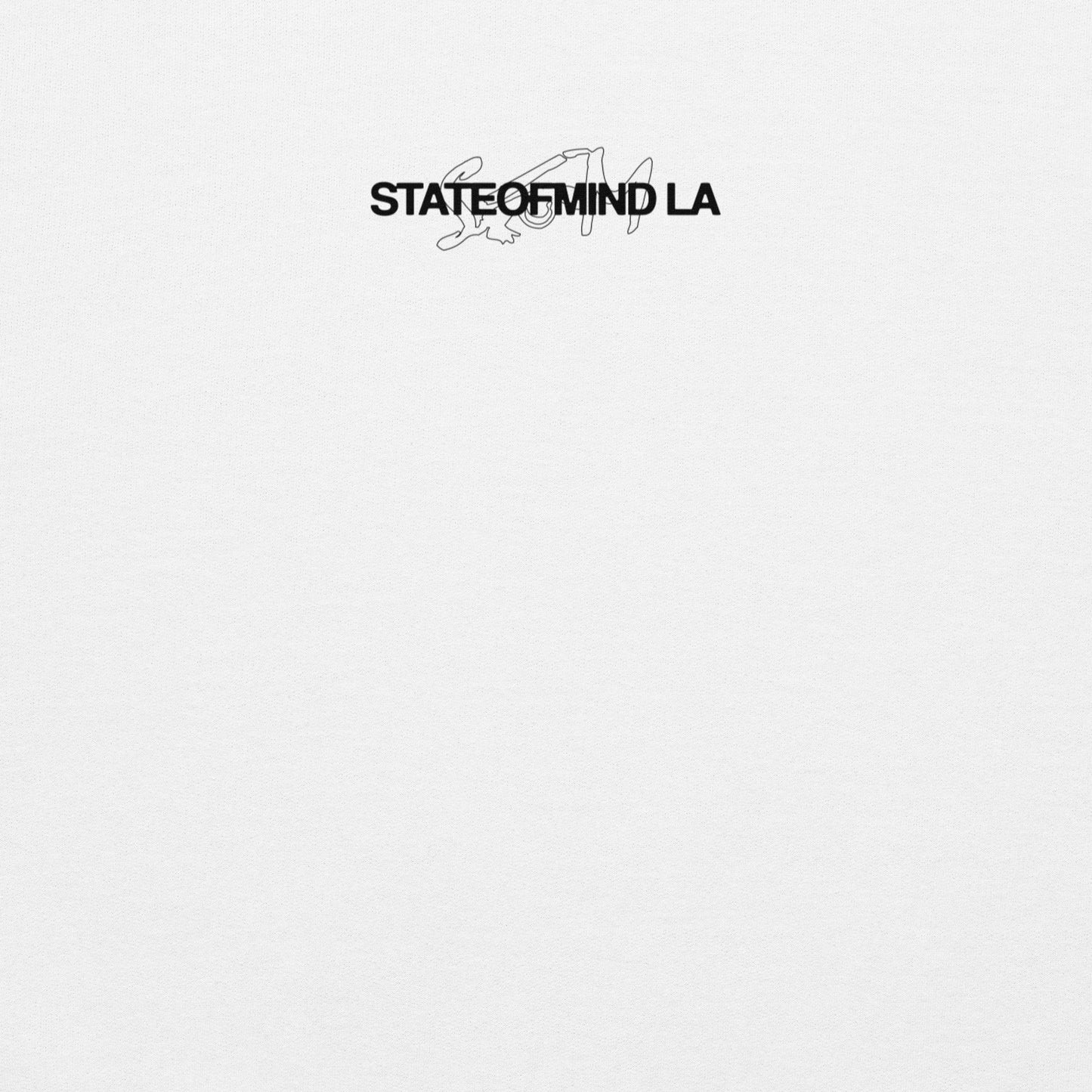 (Embroidered) STATEOFMIND LA Black Font - Unisex Hoodie